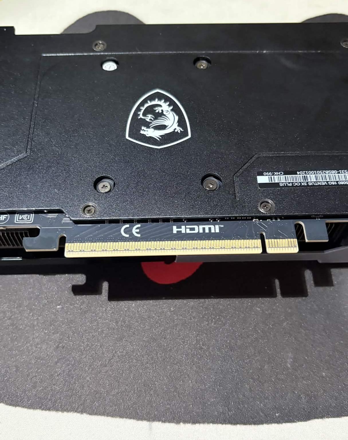 MSI GeForce RTX 5080 16G VENTUS 3X OC PLUS