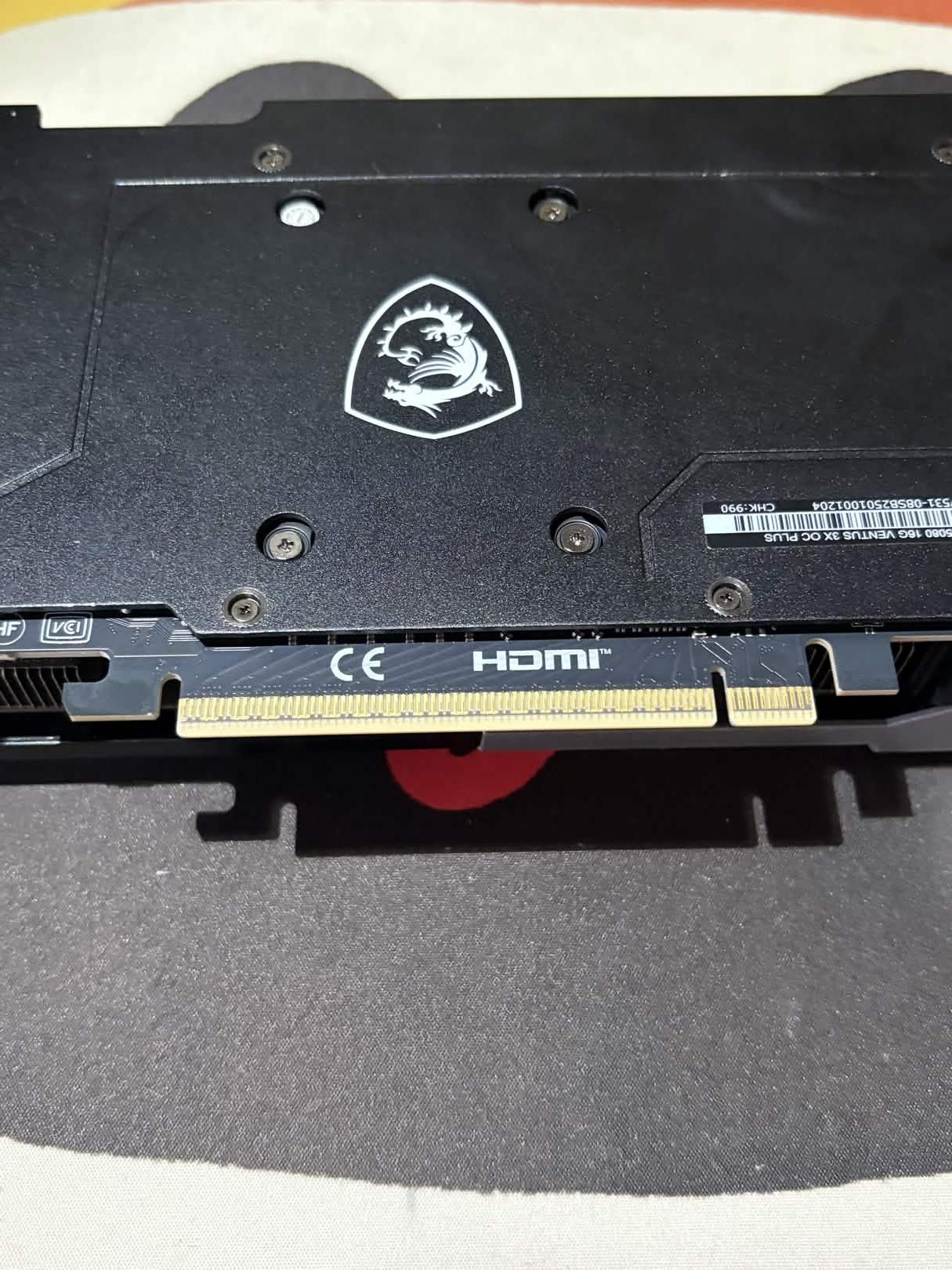 MSI GeForce RTX 5080 16G VENTUS 3X OC PLUS