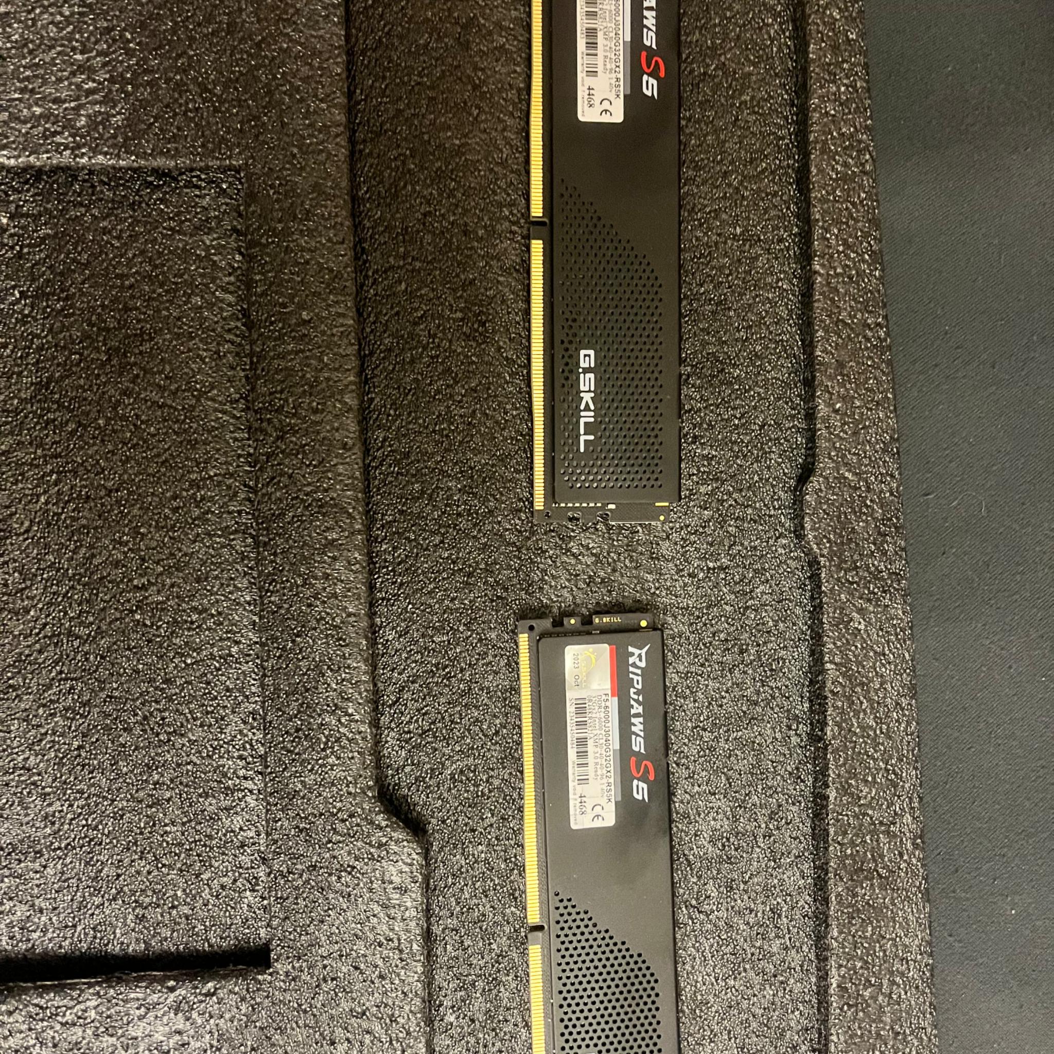 G.SKILL Ripjaws S5 DDR5 RAM 64GB (2x32GB) 6000MT/s CL30-40-40-96 1.40V