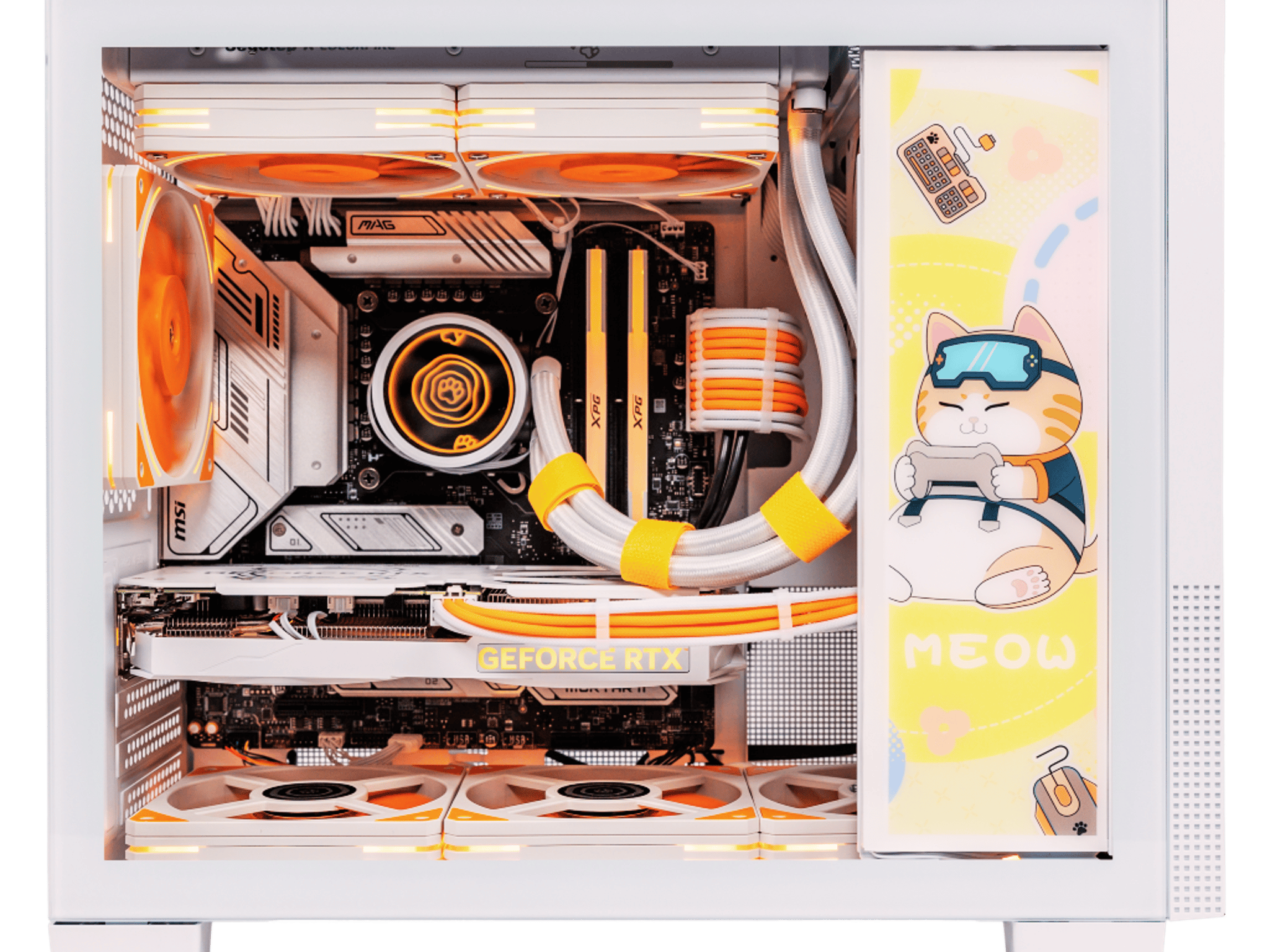 😻GAMEOW 😻Gaming PC 🍊 RTX 4070 12GB 🧡 i7-13700KF 🍊 32GB DDR5 🧡 1T M.2 🍊 Windows