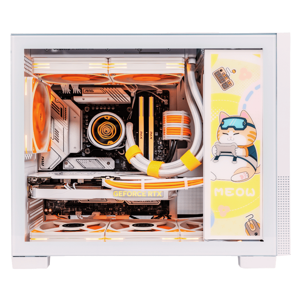 😻GAMEOW 😻Gaming PC 🍊 RTX 4070 12GB 🧡 i7-13700KF 🍊 32GB DDR5 🧡 1T M.2 🍊 Windows