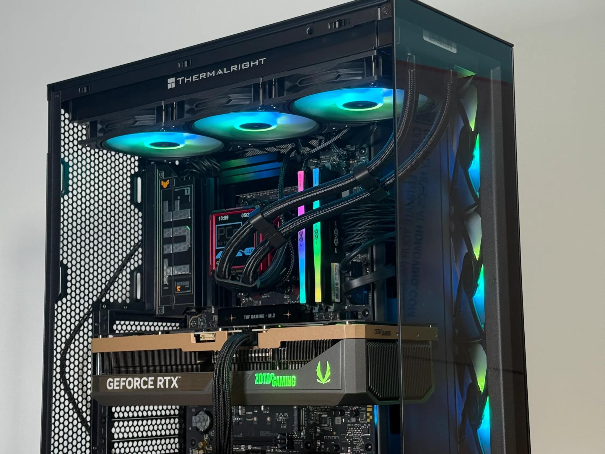 RTX 5090 Ryzen 9950x3d Gaming Behemoth 64gb DDR5 4TB SSD