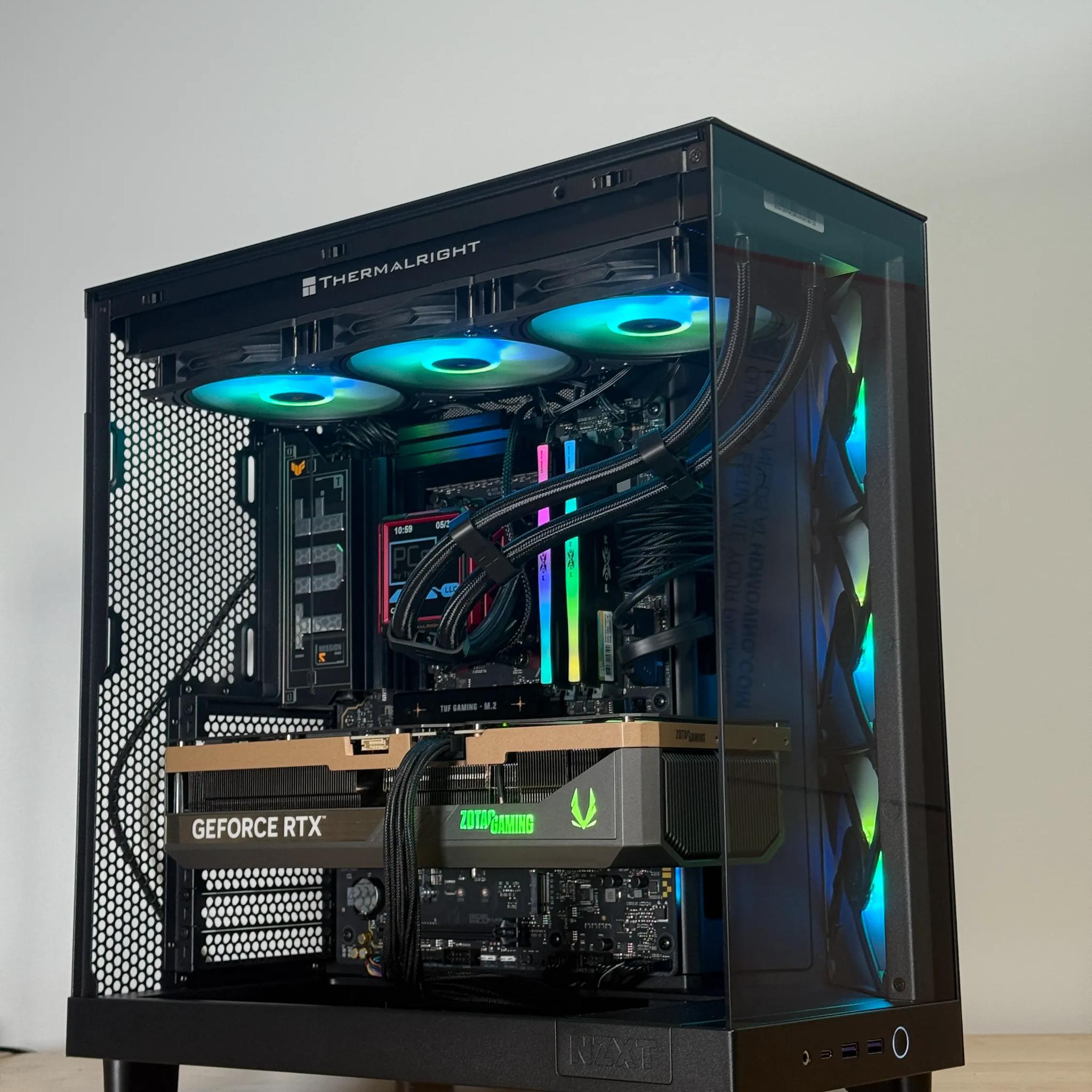 RTX 5090 Ryzen 9950x3d Gaming Behemoth 64gb DDR5 4TB SSD