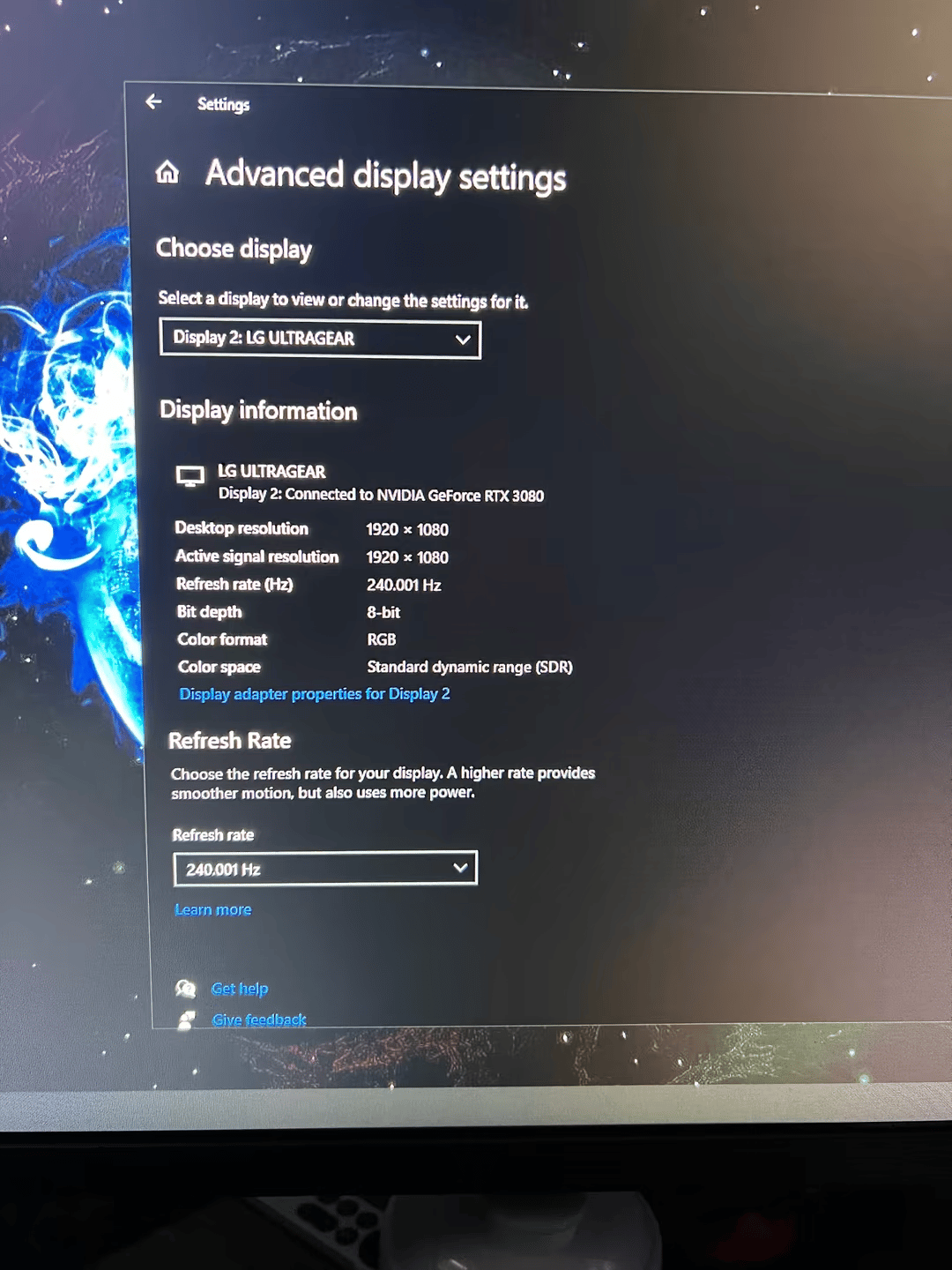 LG UltraGear 27" 240hz
