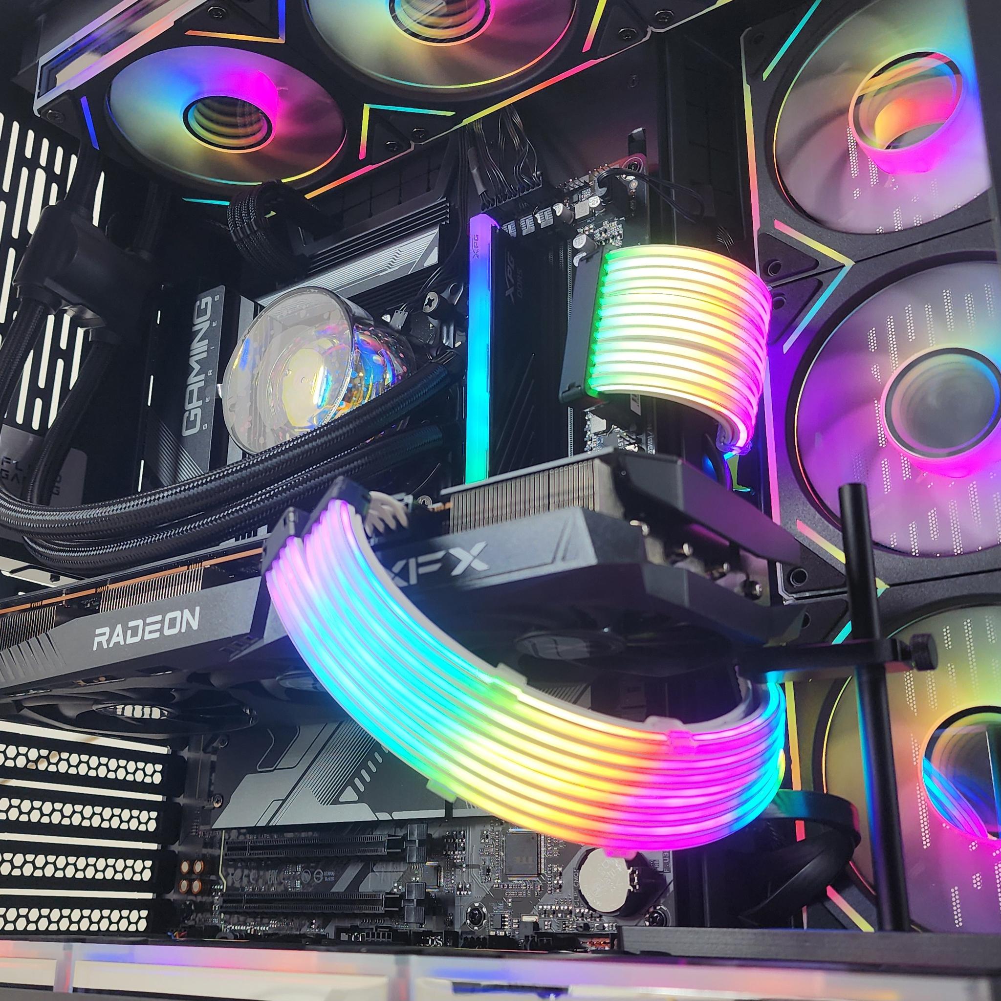 Gaming PC Ryzen 5 7600X3D 16GB RAM 1TB SSD RX 6700 10GB Windows 11 Computer