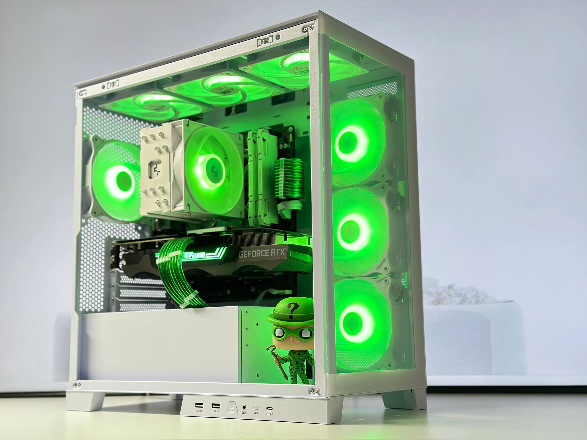 🖤💚❔The Riddler- NVidia RTX 3070 Ti-AMD Ryzen 7 5700X 8-Core-32GB DDR4-1TB NVME