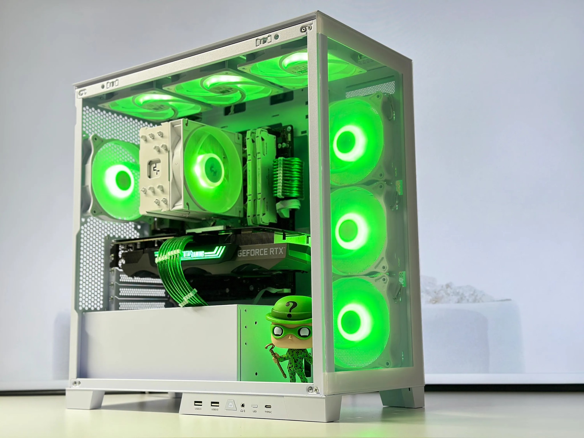 🖤💚❔The Riddler- NVidia RTX 3070 Ti-AMD Ryzen 7 5700X 8-Core-32GB DDR4-1TB NVME