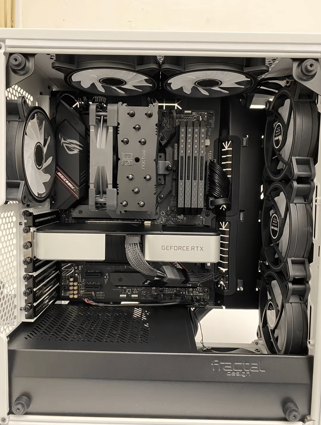 EZDIY RGB 6-Pack Case Fans w/Hub & Controller