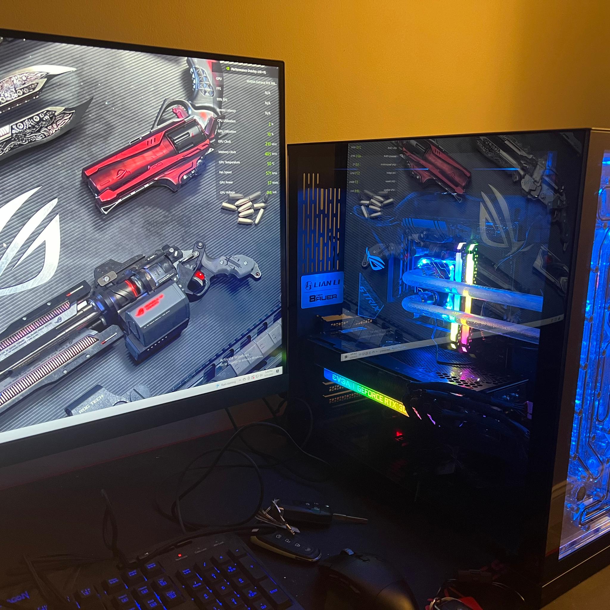 GeForce RTX 3080 Ti Custom Gaming PC - Ryzen 7 9850X3D, 32GB RAM