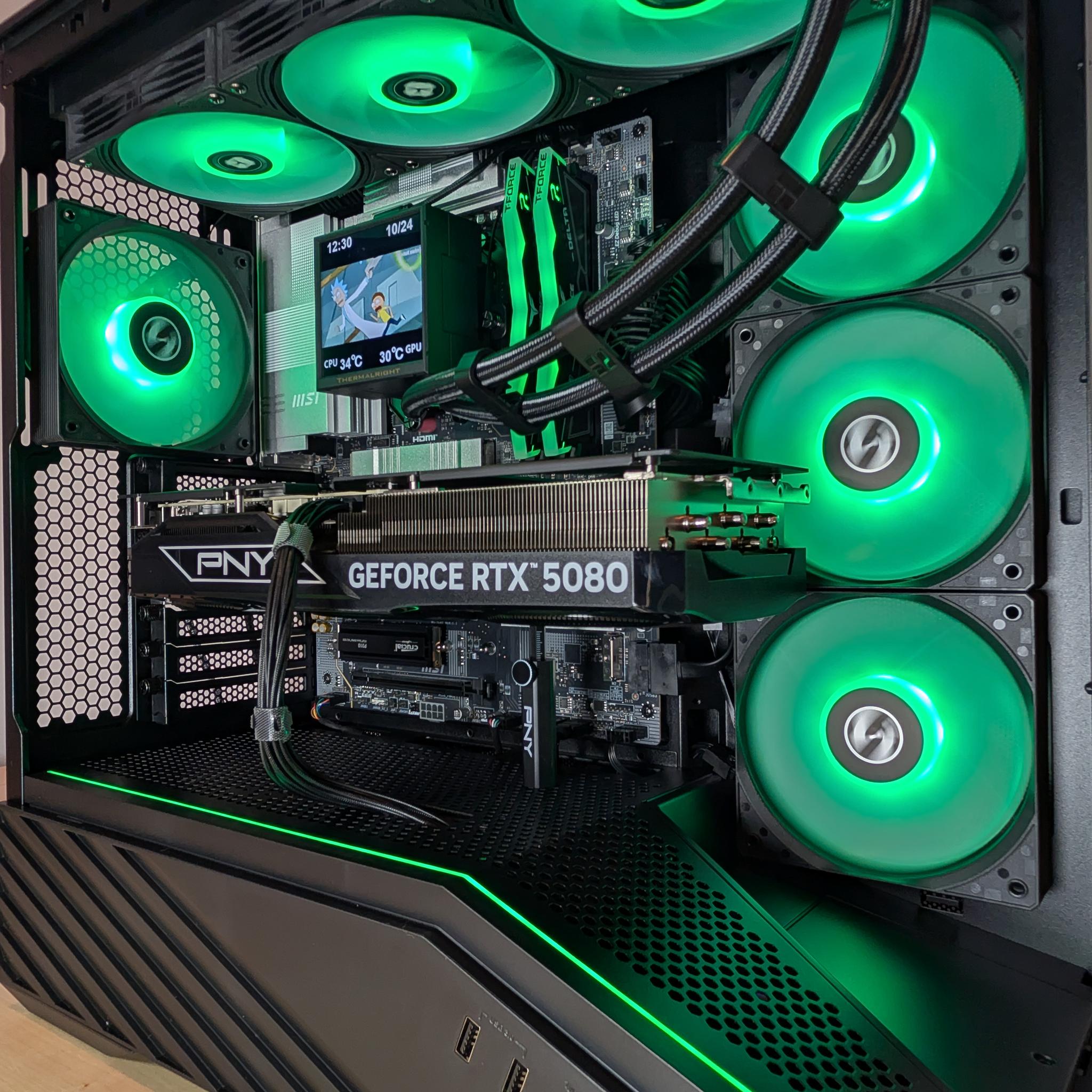 GeForce RTX 5080 Custom Gaming PC - Ryzen 7 9850X3D, 32GB RAM