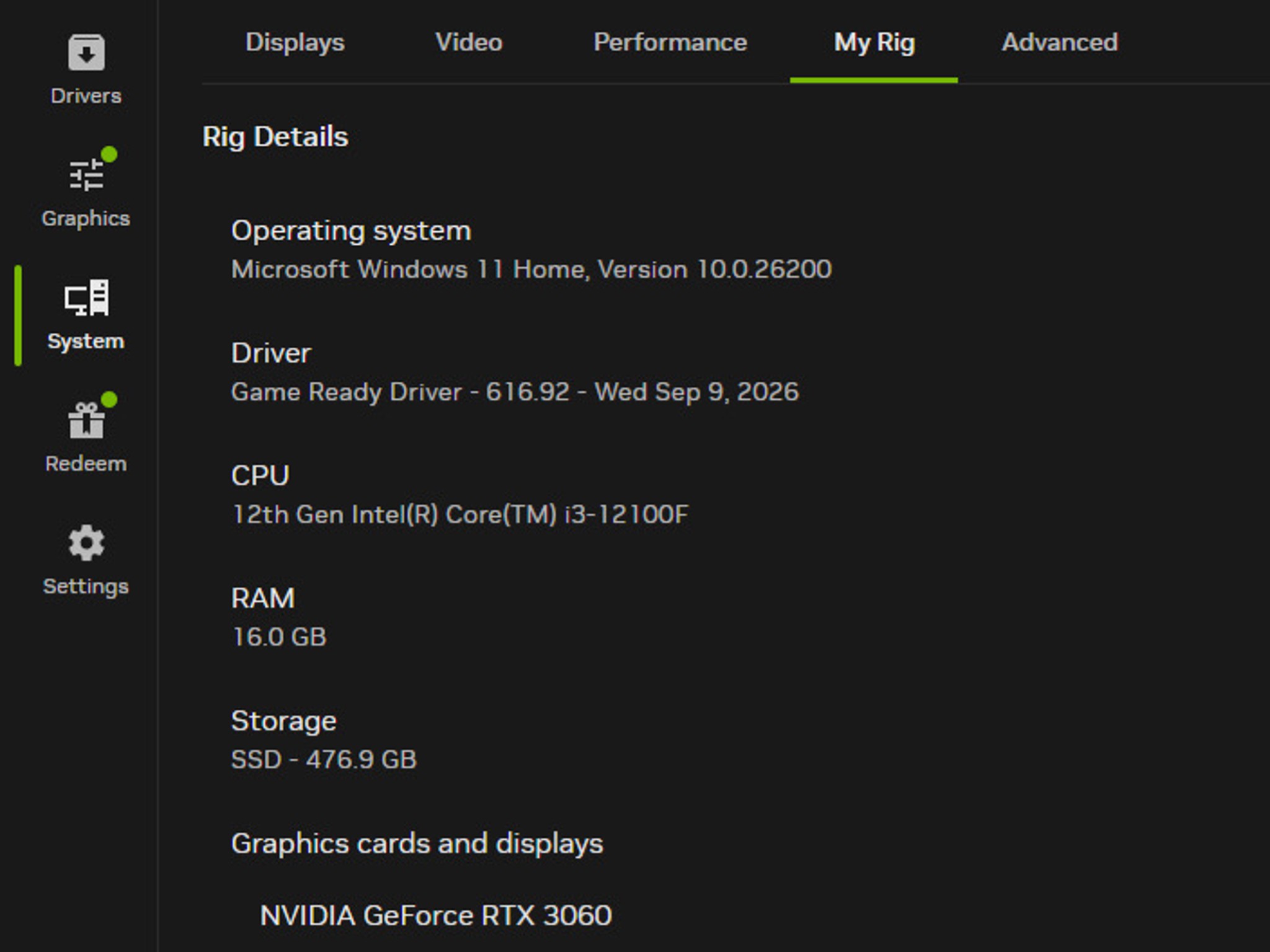 Gaming PC - RTX 3060 | i3-12100F