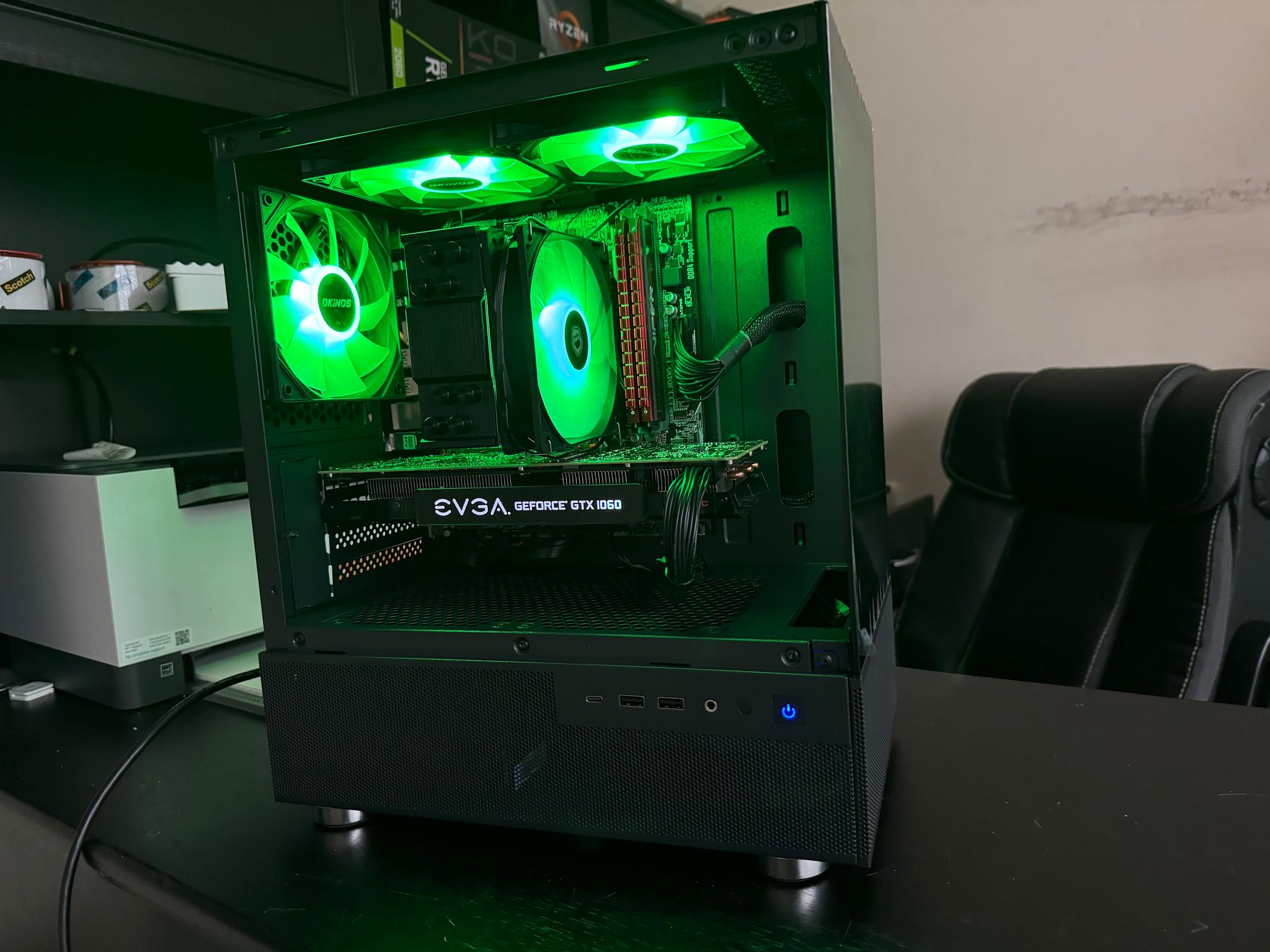 1080P Gaming Pc- Gtx 1060 6gb, Ryzen 5 2600