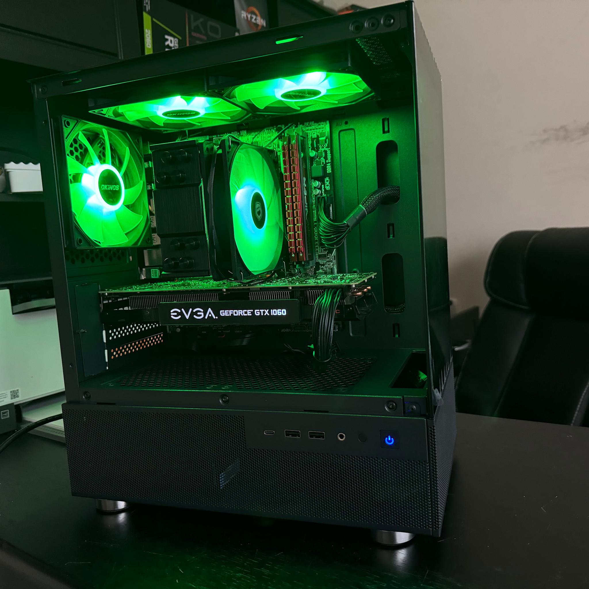 1080P Gaming Pc- Gtx 1060 6gb, Ryzen 5 2600