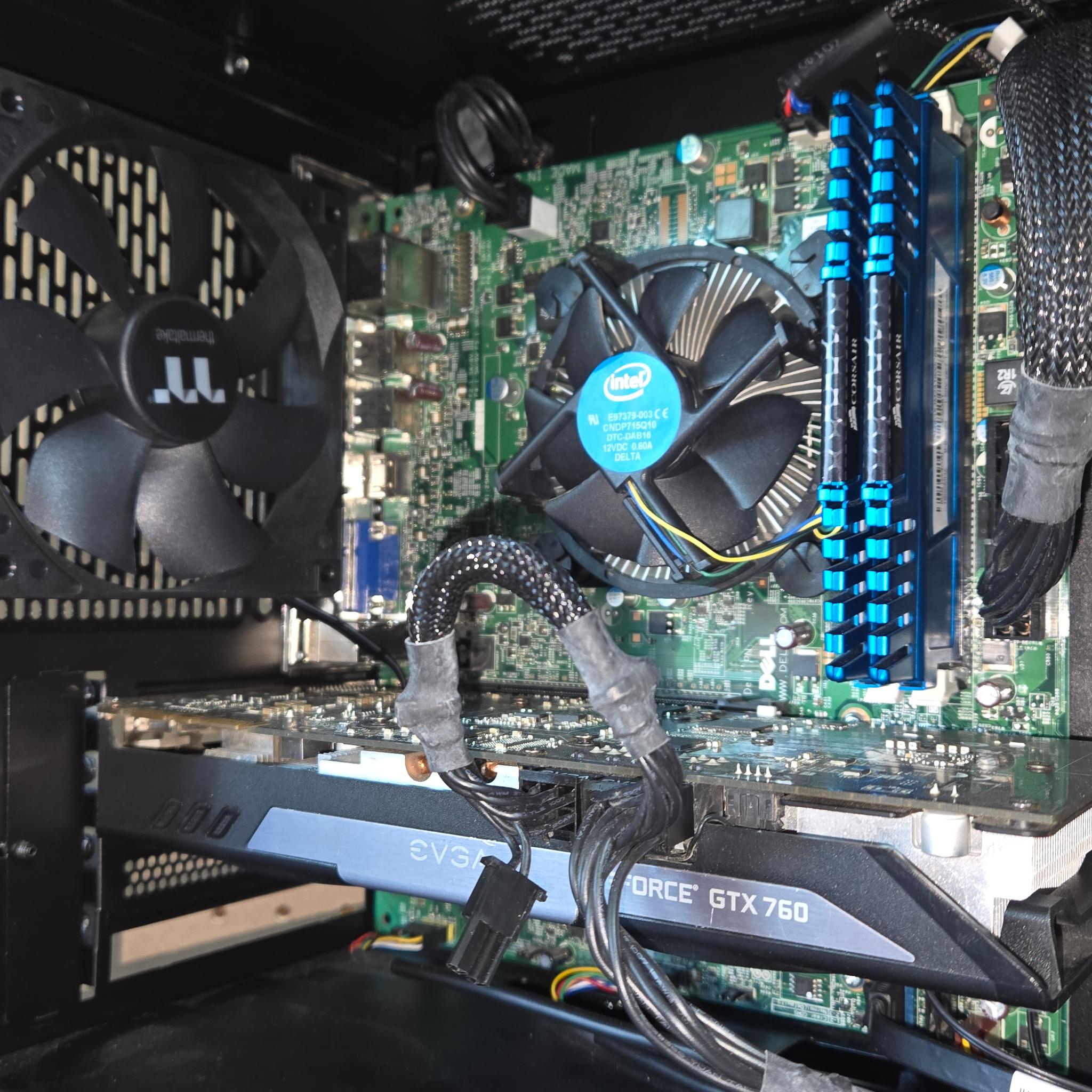 Ultra Budget Casual Gaming Pc. i7-2600 2GB GPU 8GB ram