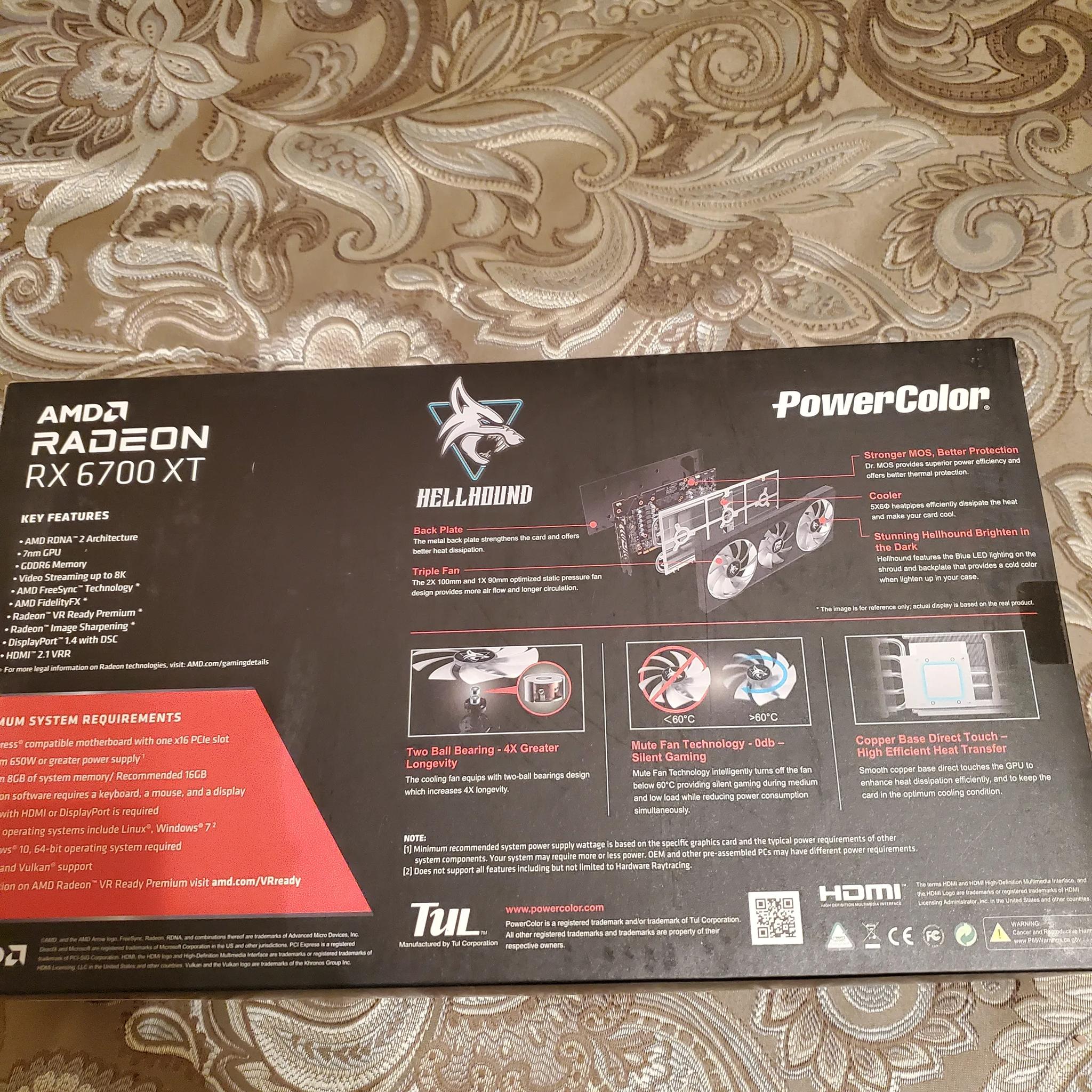 Powercolor Hellhound Radeon RX 6700 XT 