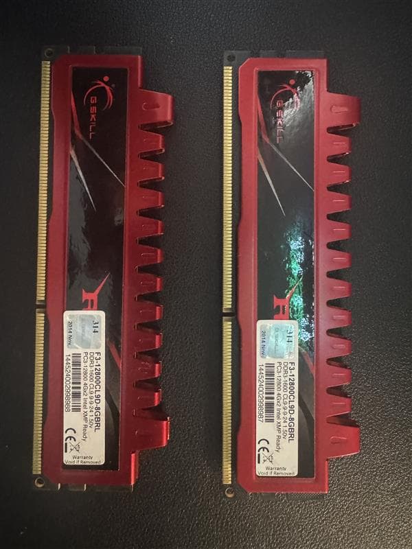 G.SKILL Ripjaws 16GB DDR3 RAM Kit (2×8GB) 1600MHz