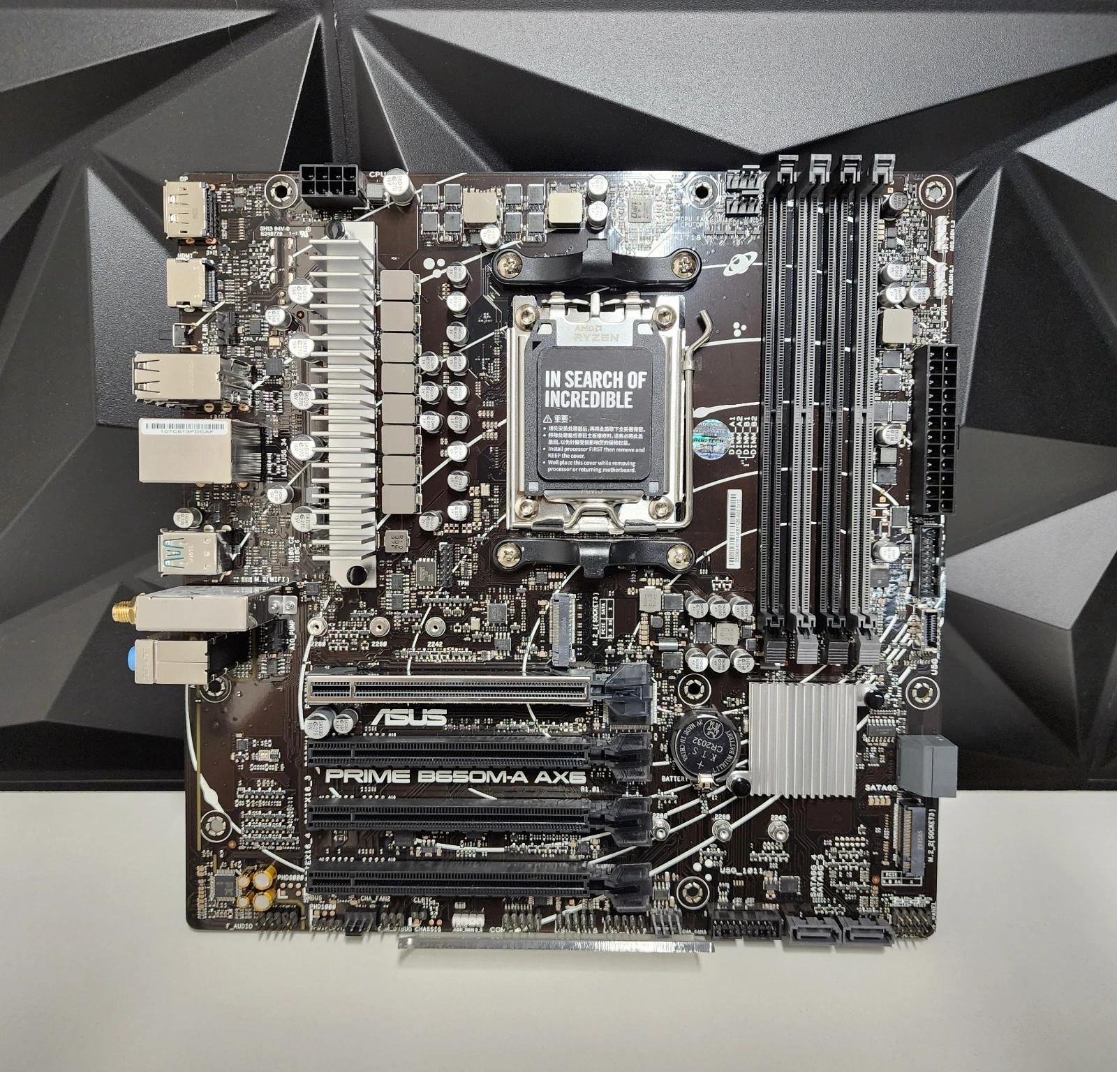 UPDATED BIOS ASUS PRIME B650M-A AX6 WIFI DDR5 AM5 MATX MOTHERBOARD