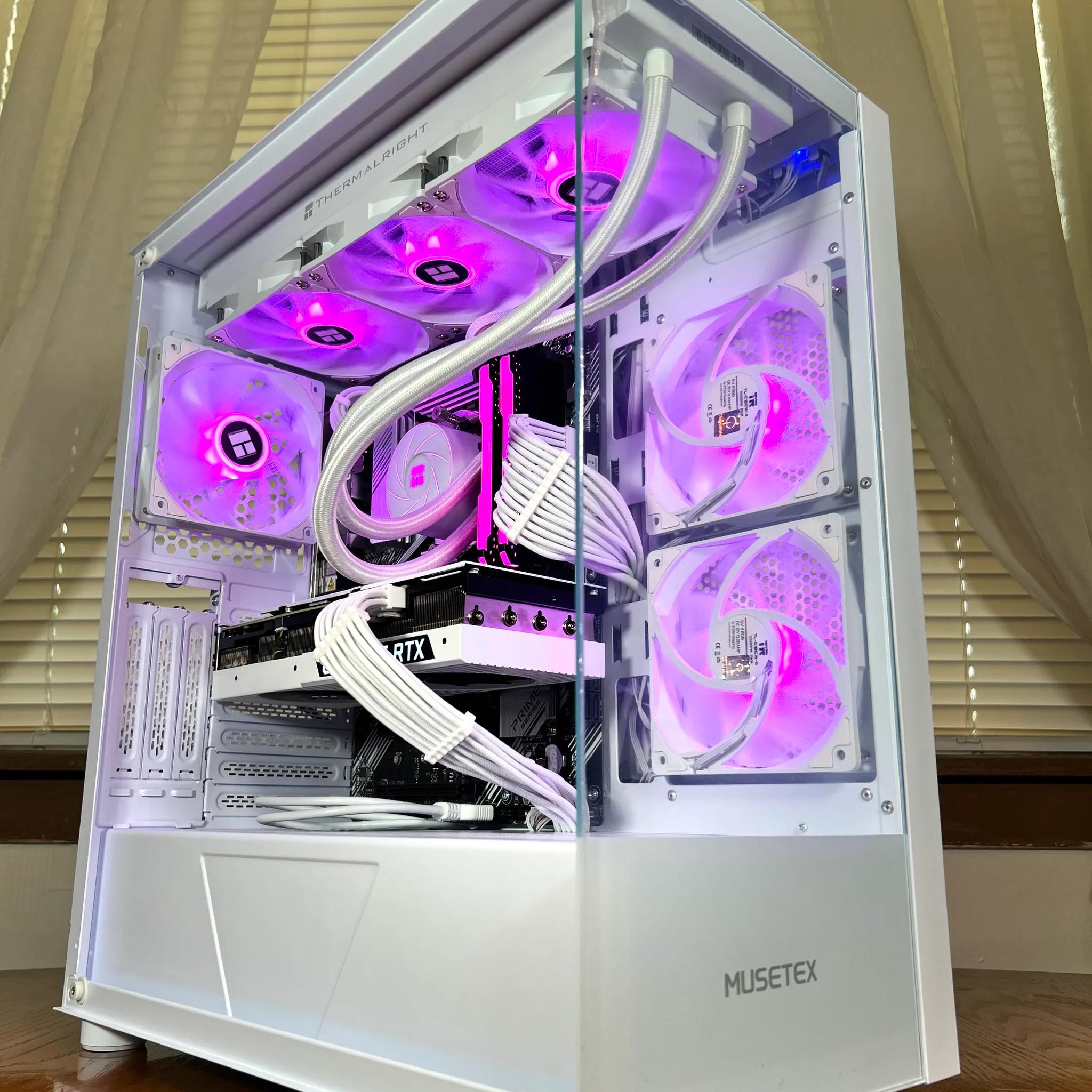 ❄️RTX 3080 | Ryzen 5 5600x ❄️ 1440p Ready ❄️ White Gaming PC ❄️