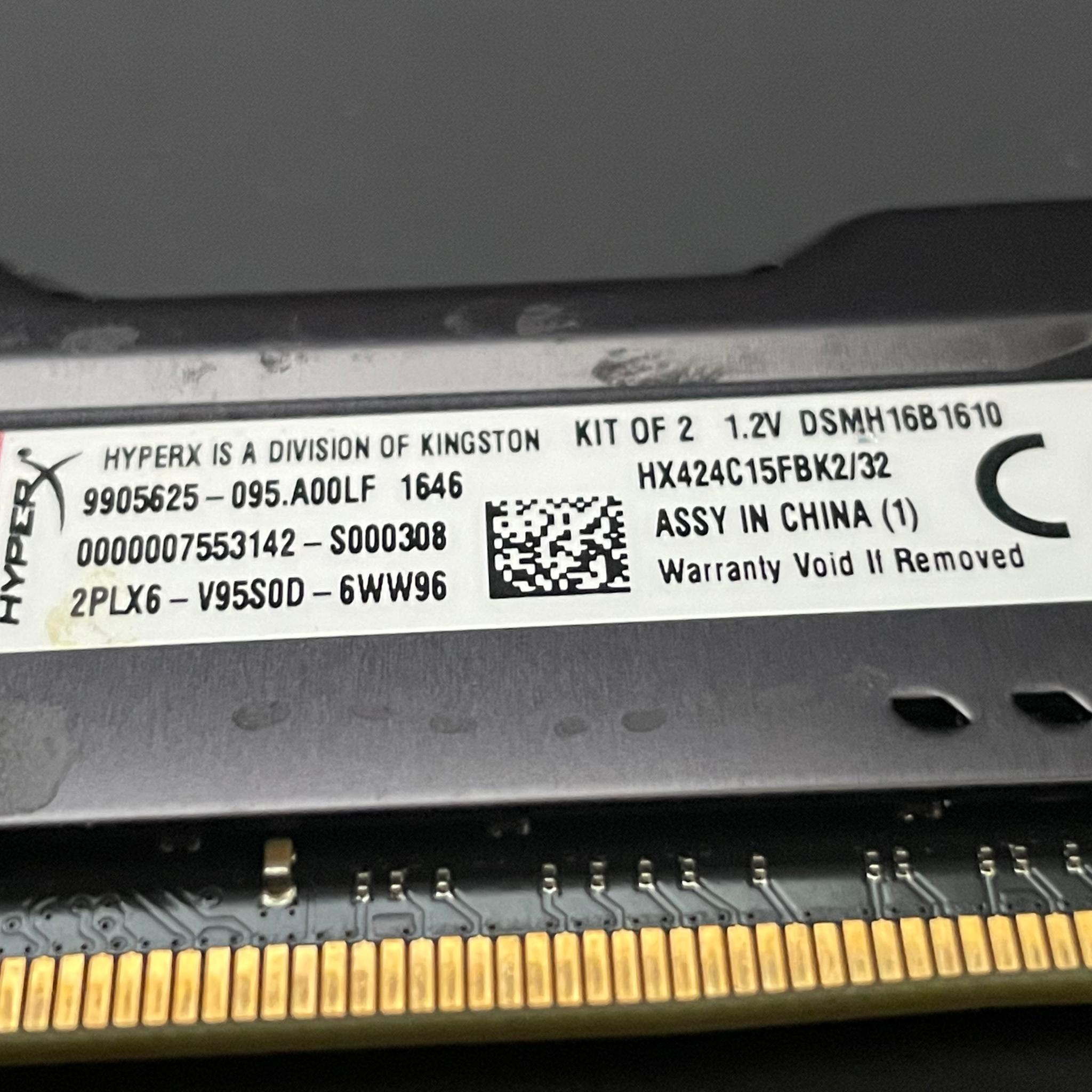 Kingston HyperX Fury 1x8GB DDR4 Memory | **Read Description | Free Shipping