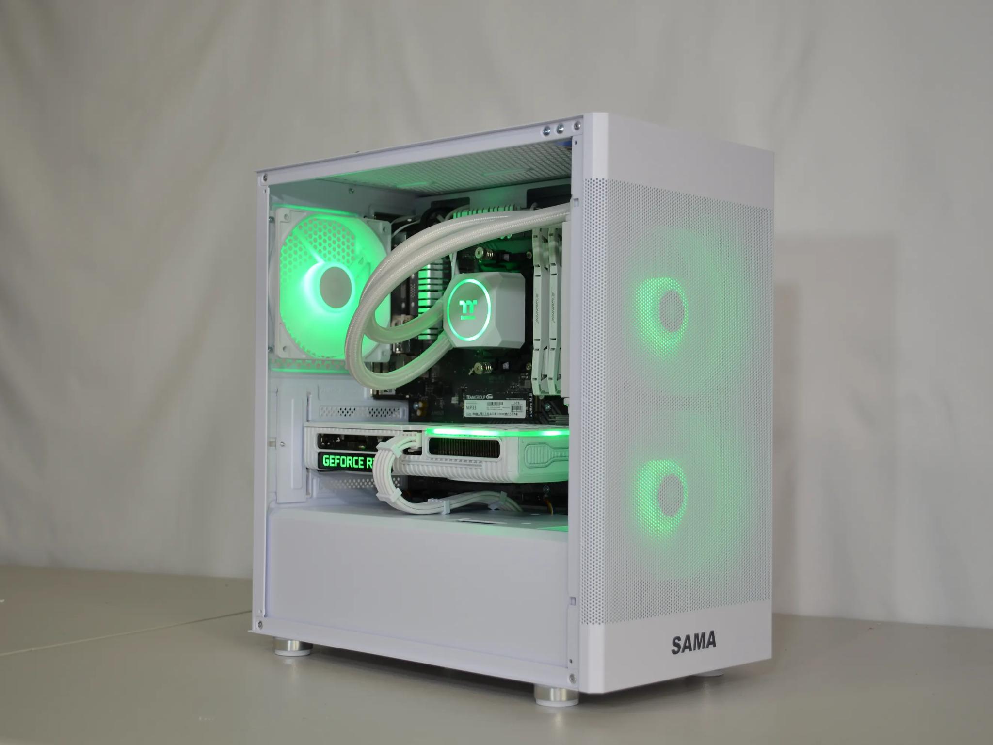 ⚪White Out V3⚪ - RTX 3060ti | Ryzen 5 5500| 1tb NVMe | Windows 11 FULLY Activated