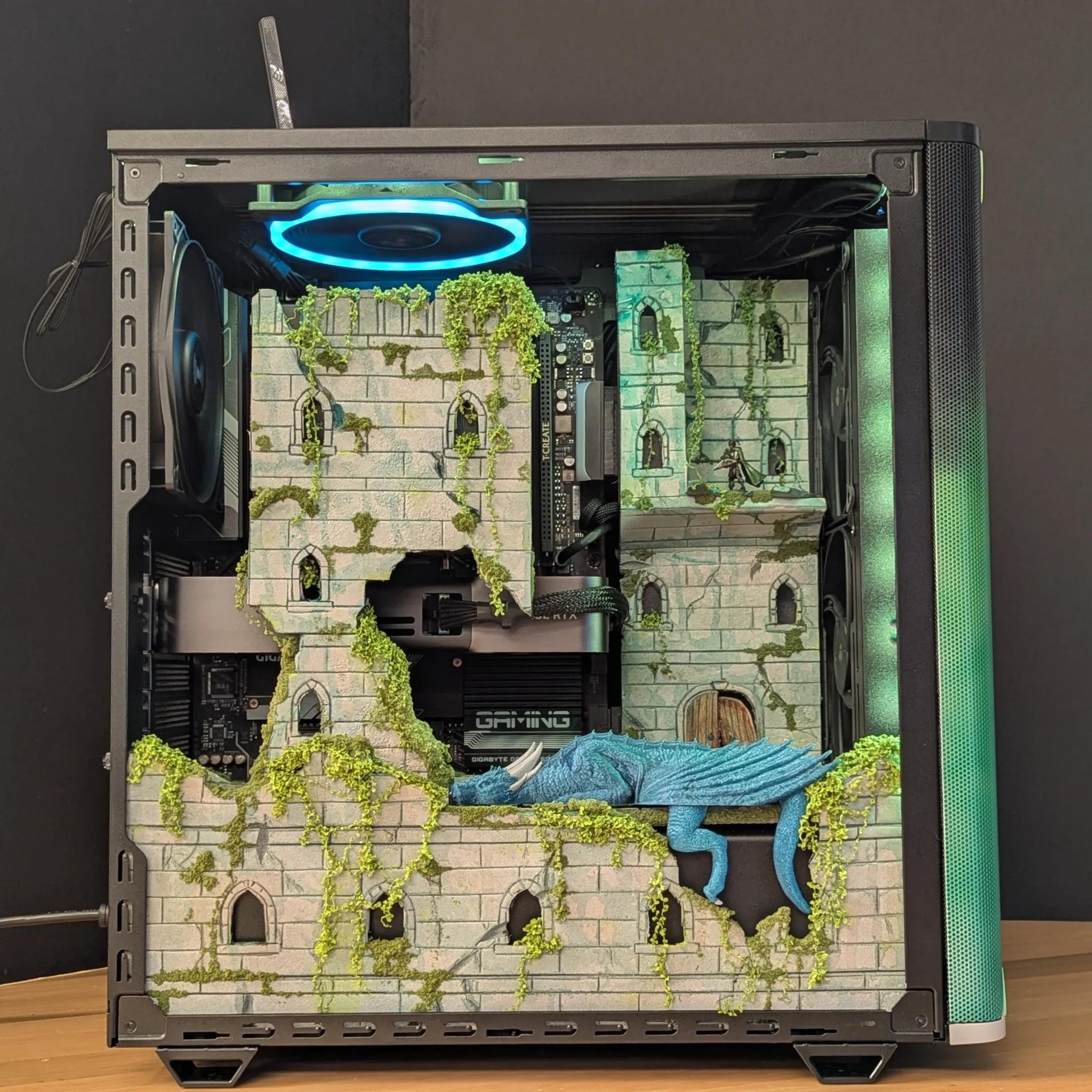 30 dB Load 🐉 Where Dragons Rest | RTX 5070 FE | Ryzen 7600X3D | Silent Build | 32GB DDR5 | 2TB NVMe
