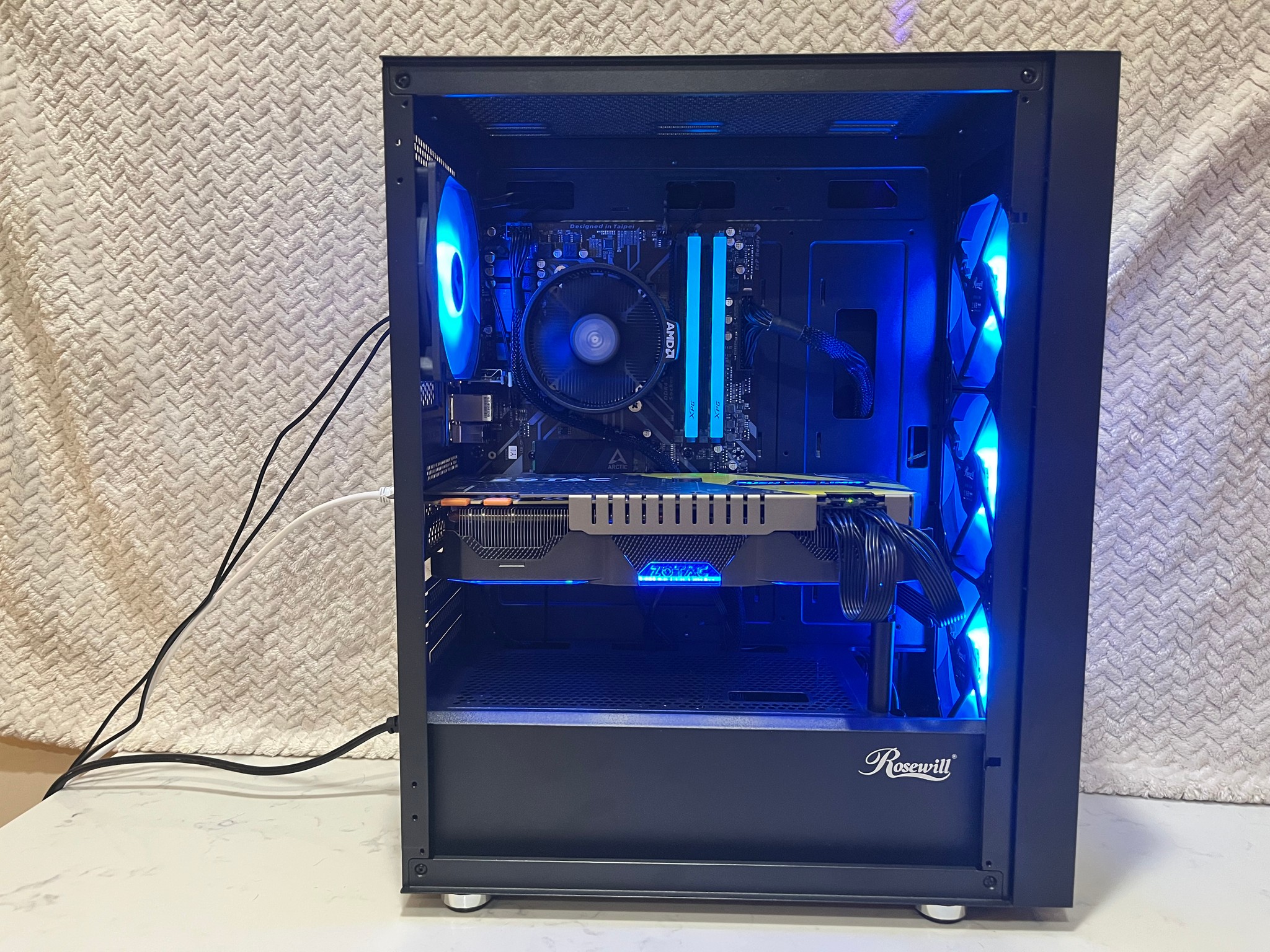 GTX 1070 + Ryzen 5 3600 | 16GB RAM | 512GB NVMe | WiFi Gaming PC