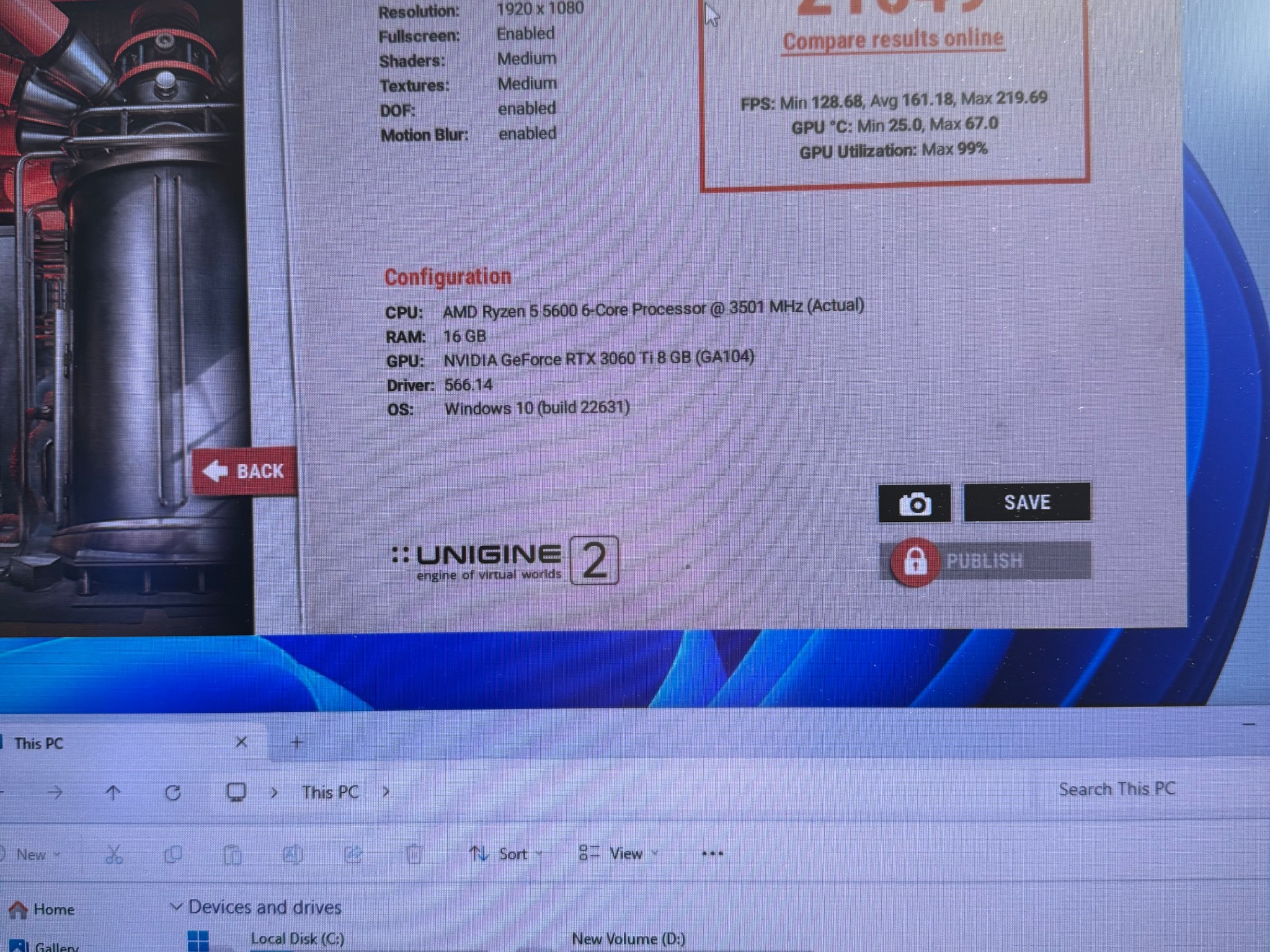 Gaming PC RTX 3060 ti