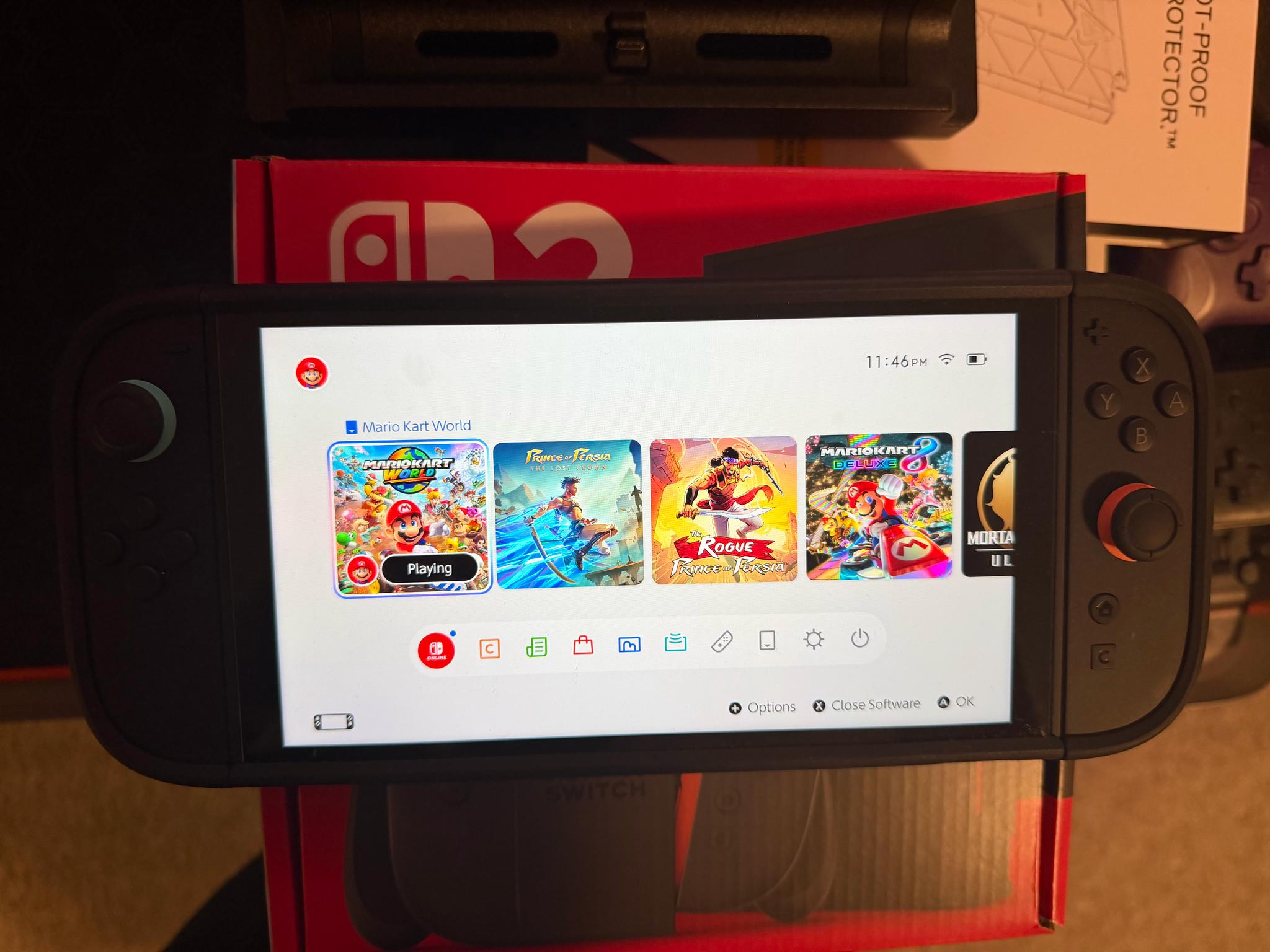 Nintendo Switch 2 - dBrand Case and screen protector - 2 Nintendo Joystics
