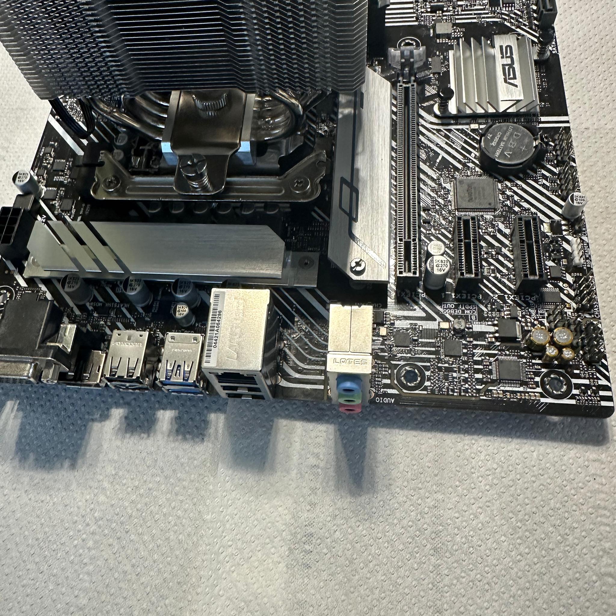ASUS H510, CPU 10100f, MSI 1650 GPU,SSD, Case fans and RAM combo. PLEASE READ DESCRIPTION!!!