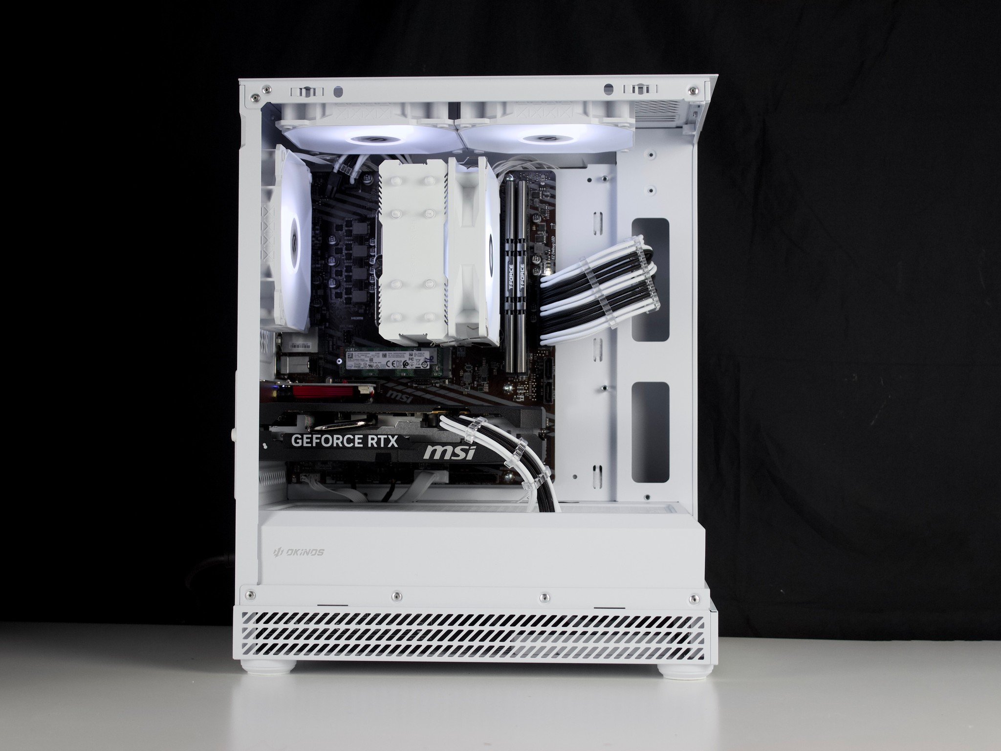 ⚪️ ⚫️ Clean Gaming PC | RTX 5050, Ryzen 5 5500, 16GB RAM, 512GB NVMe SSD | ARGB Control | ⚫️⚪️
