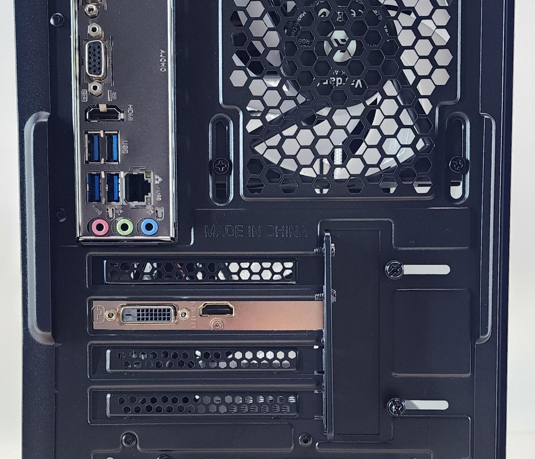Gaming PC Ryzen 2300X 16GB RAM 256GB SSD 1TB HDD GT 1030 2GB Windows 11 Computer