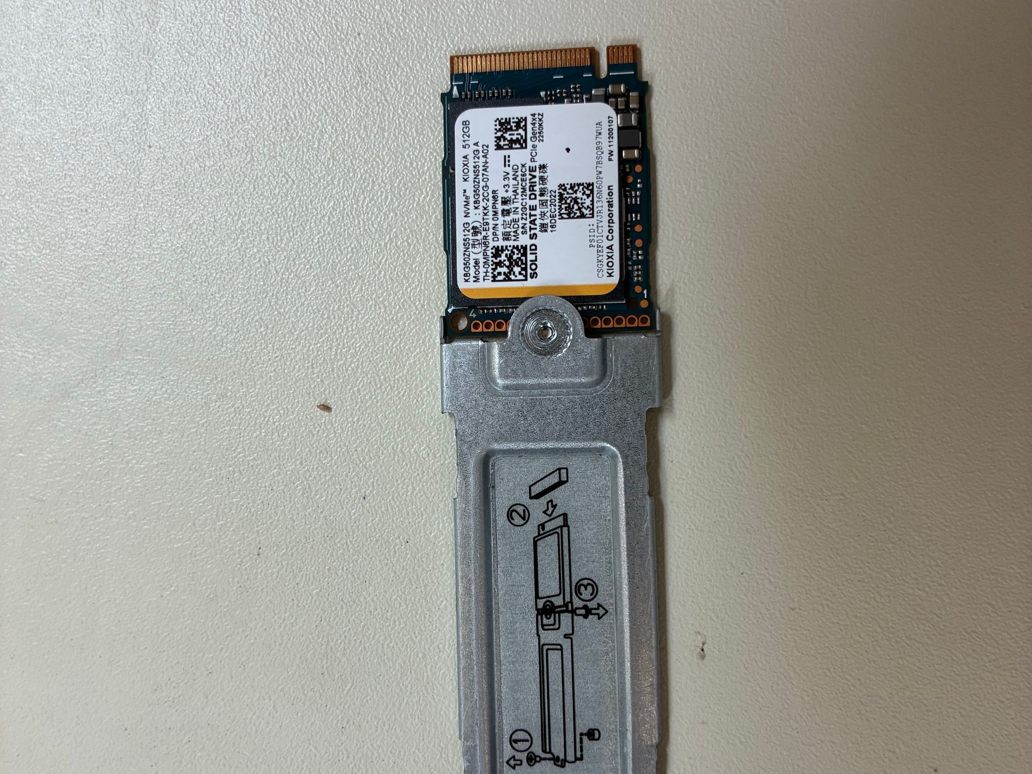 512GB KIOXA M.2 2230 with Extender