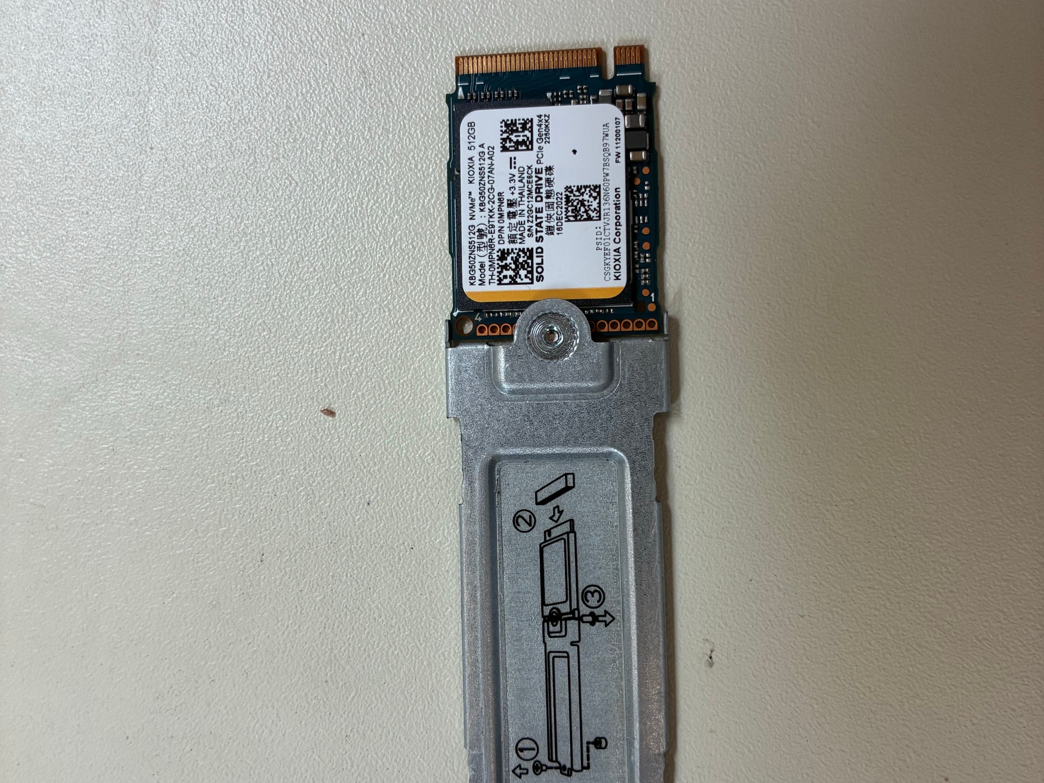 512GB KIOXA M.2 2230 with Extender