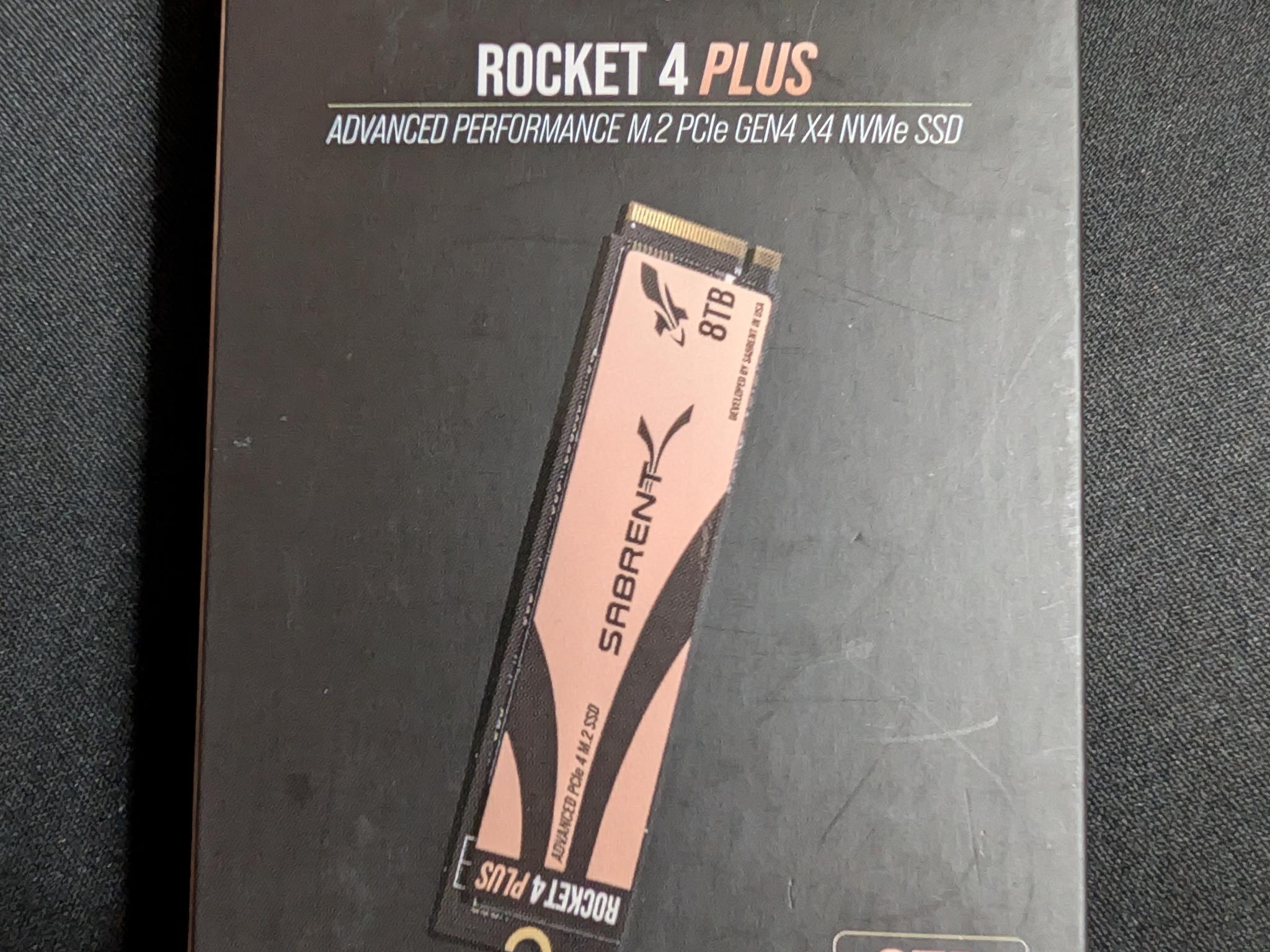Sabrent rocket 4 plus 8tb