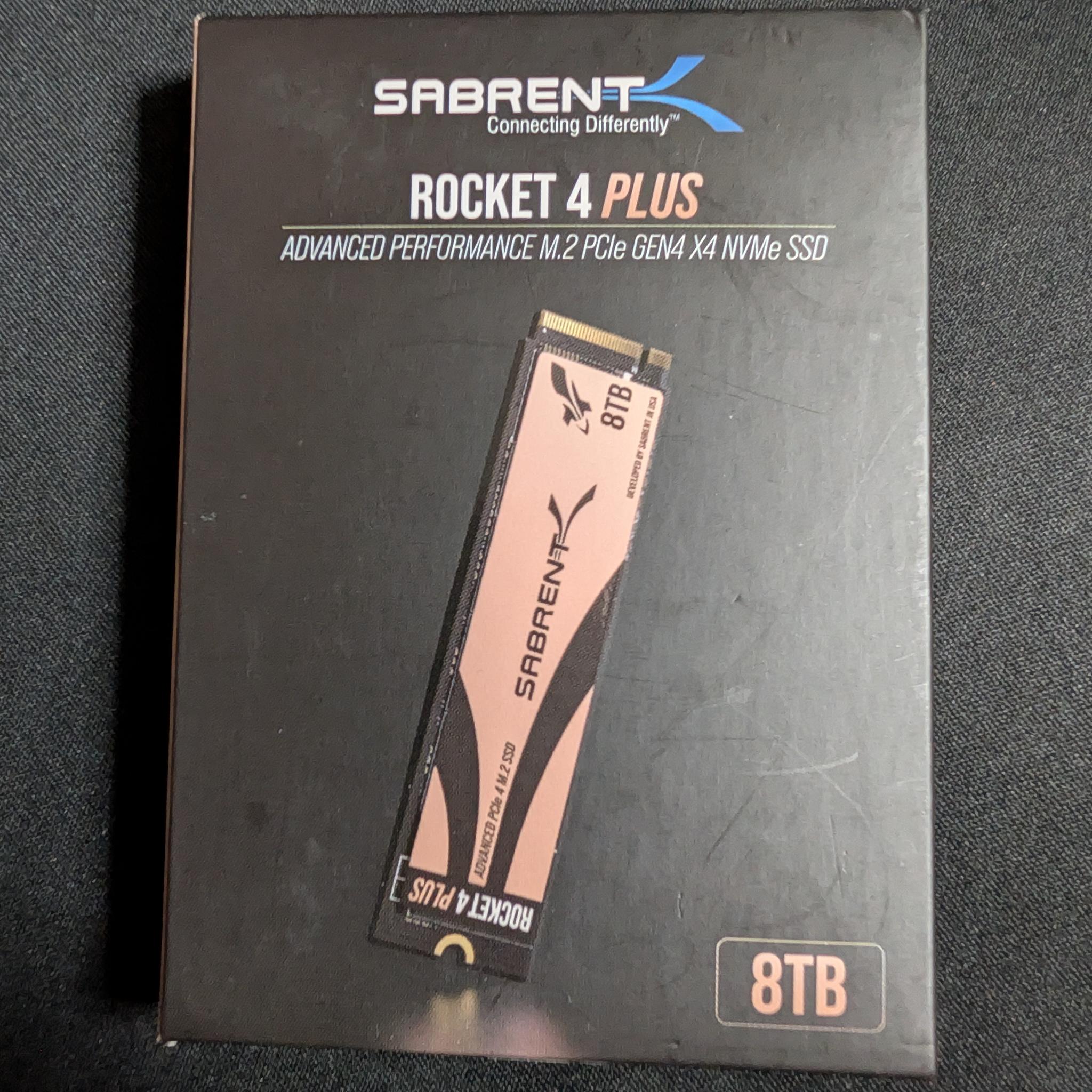 Sabrent rocket 4 plus 8tb