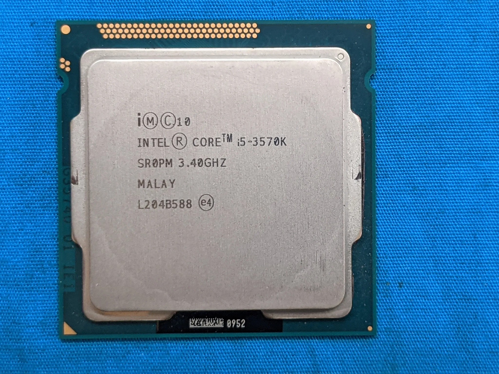 Intel Core i5-3570K 3.40GHz LGA1155/Socket H2 Quad-Core 6MB Desktop CPU - 4201271587