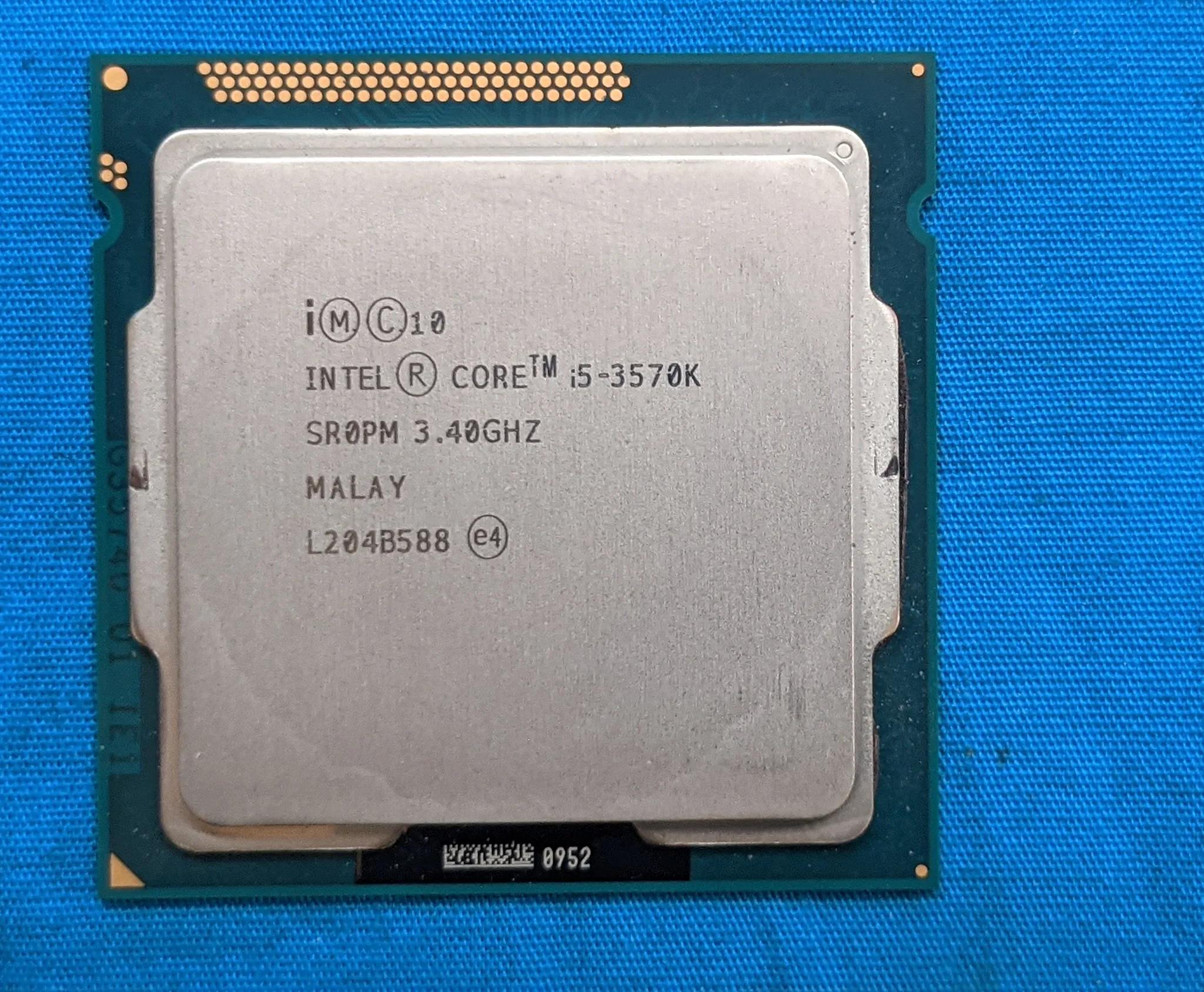 Intel Core i5-3570K 3.40GHz LGA1155/Socket H2 Quad-Core 6MB Desktop CPU - 4201271587