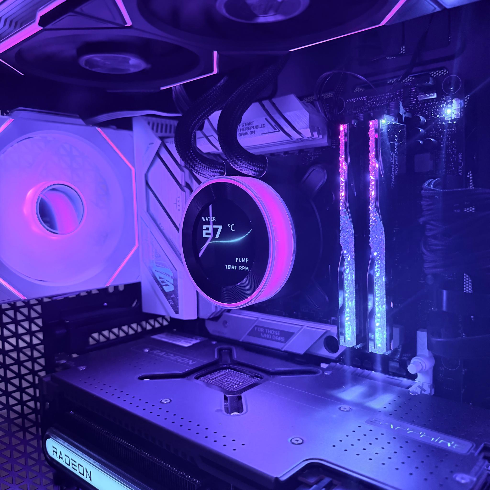 🟣"VoidWalker "🟣| 4k Gaming | Ryzen 7 9800X3D | RX 7900 XT 20GB | 32B DDR5 Ram | 2TB Storage