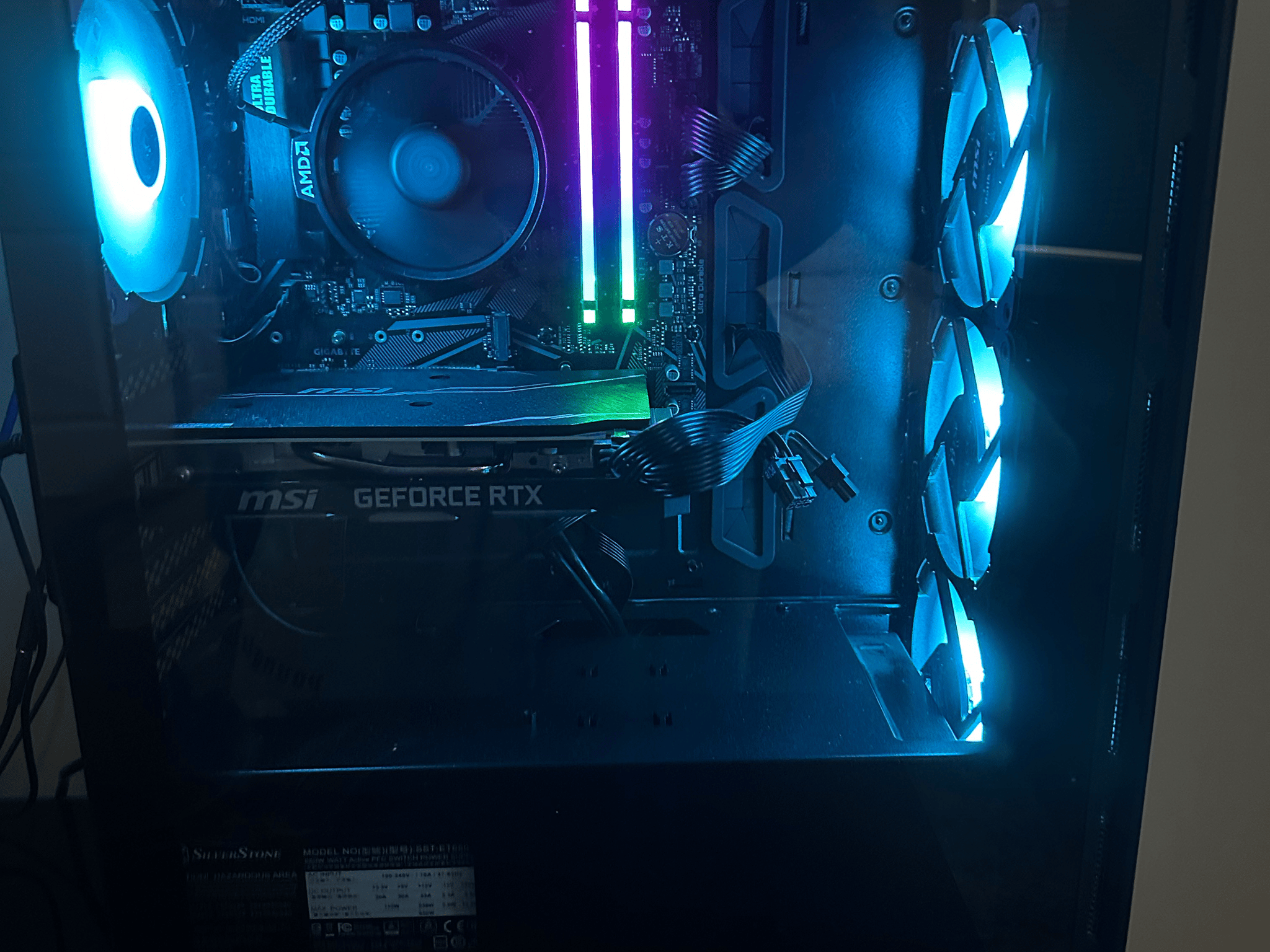 Gaming PC  RTX 2060 6GB  AMD Ryzen 5 3600  16 Gb DDR4 RAM Gigabyte b550m DS3H  1TB SSD 650W