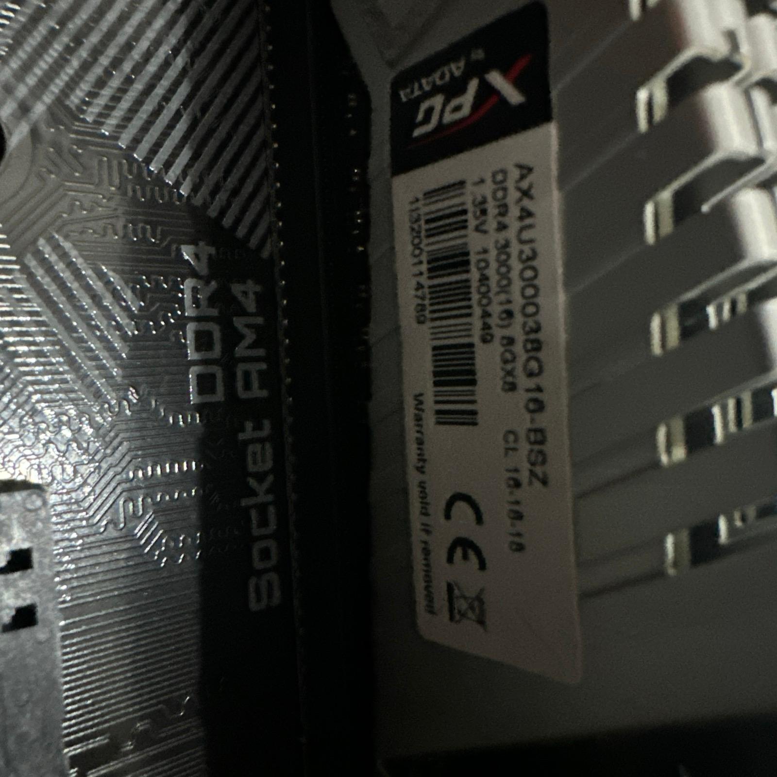 Ryzen 5 3600 w/ Motherboard & 16gb (8x2) 3000mhz (tested, works perfectly fine)