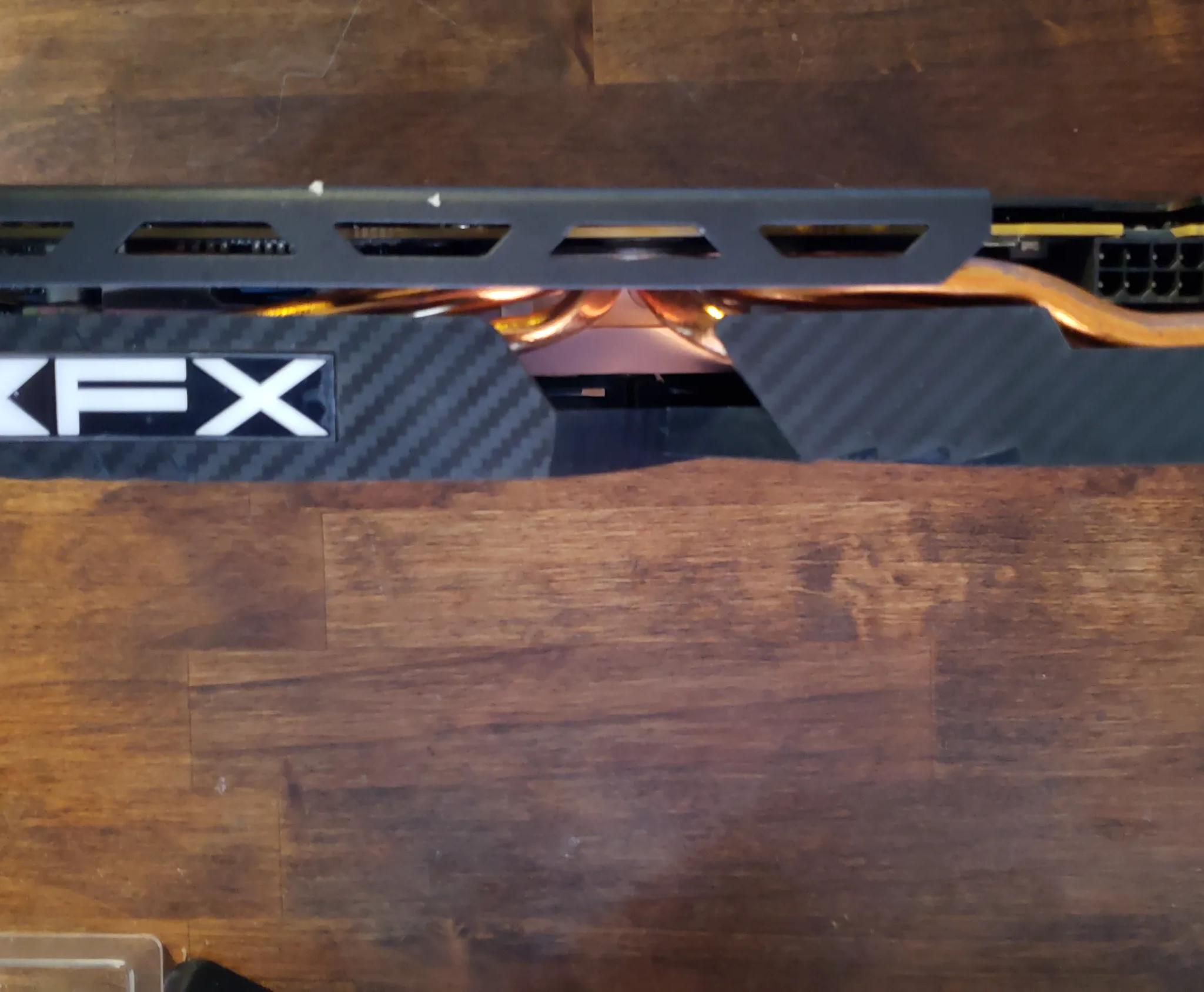 XFX RX 580 graphics card with 8gb memory