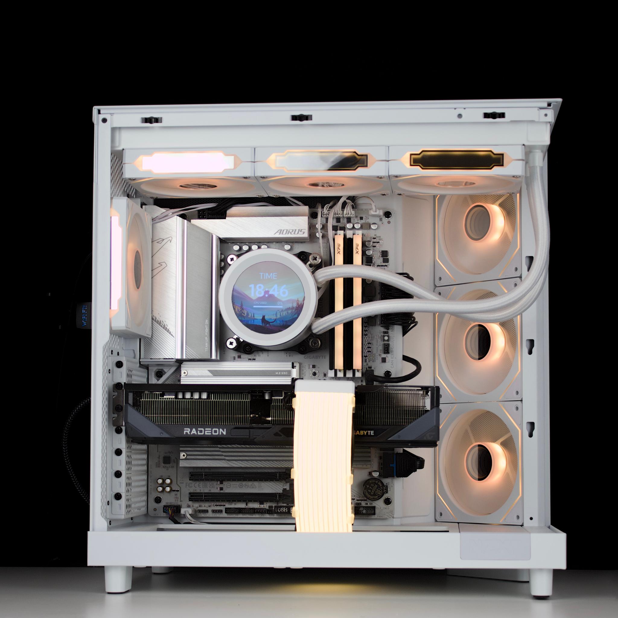 🧊⚡🗡️Blizzard - 4K Gaming PC | RX 9070 XT 16GB, Ryzen 7 7800X3D, 32GB RAM, 2TB SSD | LCD 🗡️⚡🧊