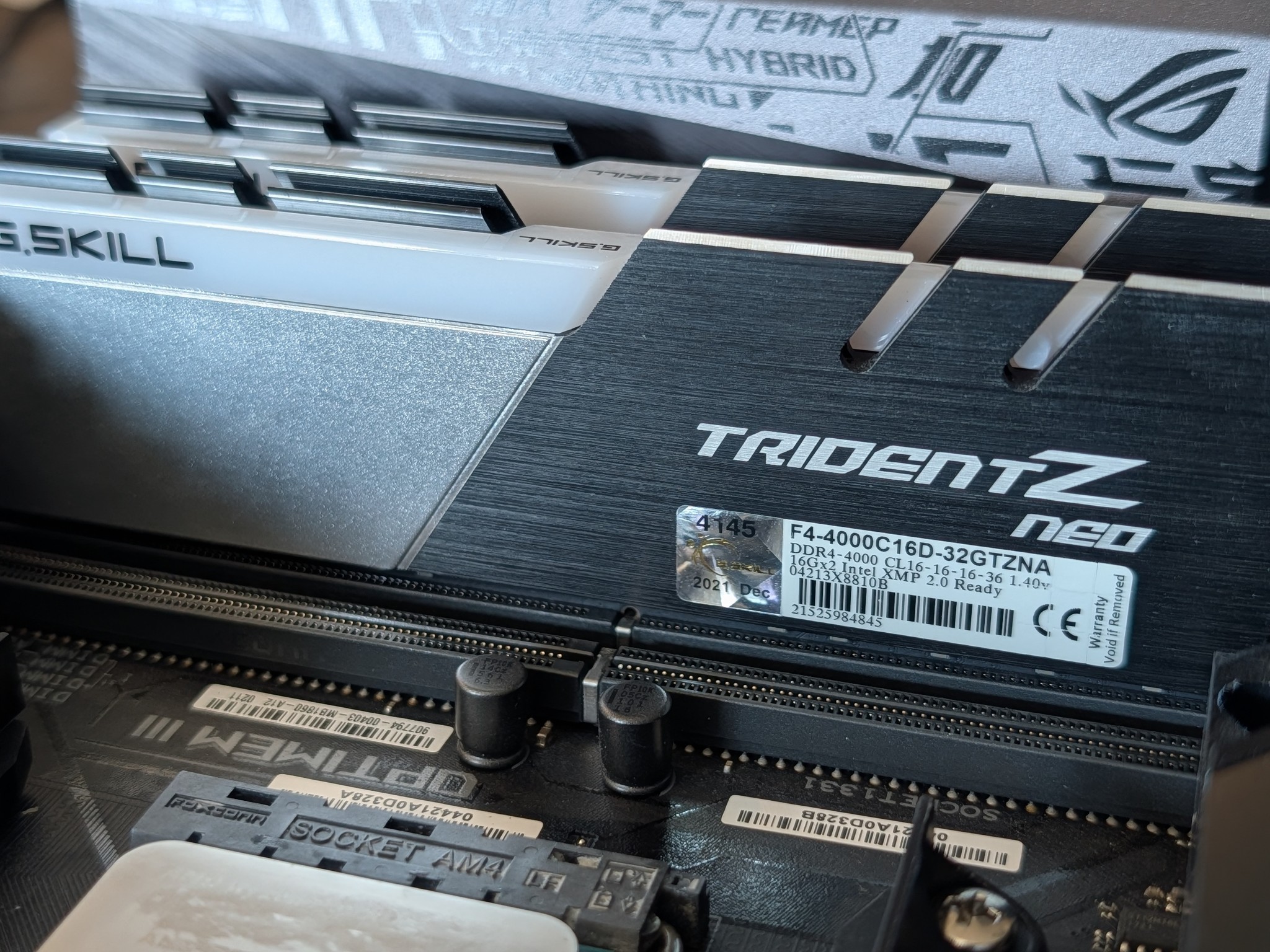 Ryzen 5950x | ASUS X570 Crosshair Extreme | G.Skill 32GB DDR4 4000 MHz CL16 | AMD 7900 XTX