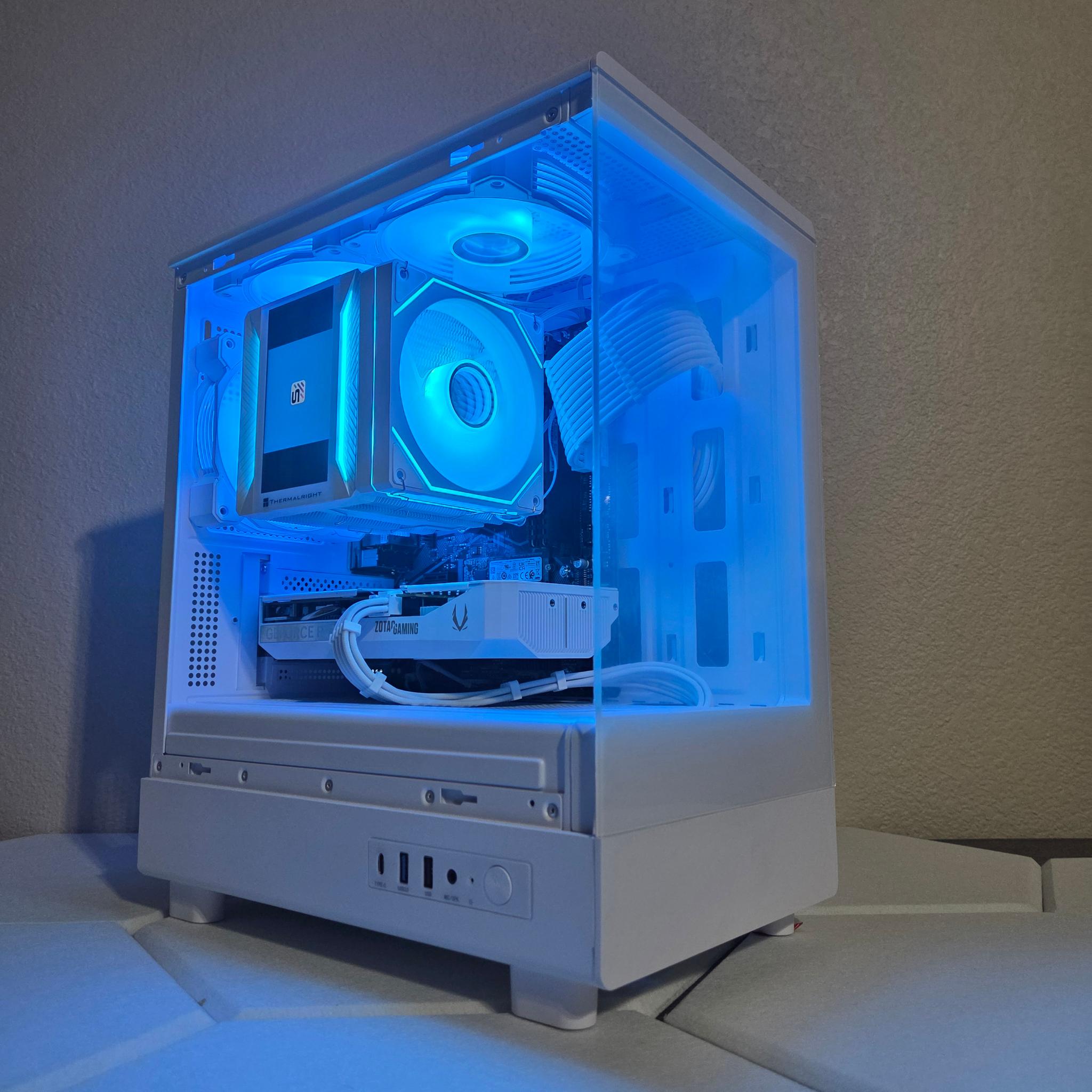 Orion Frost | White RTX 5060 Gaming PC ❄️🔥🤍⛄