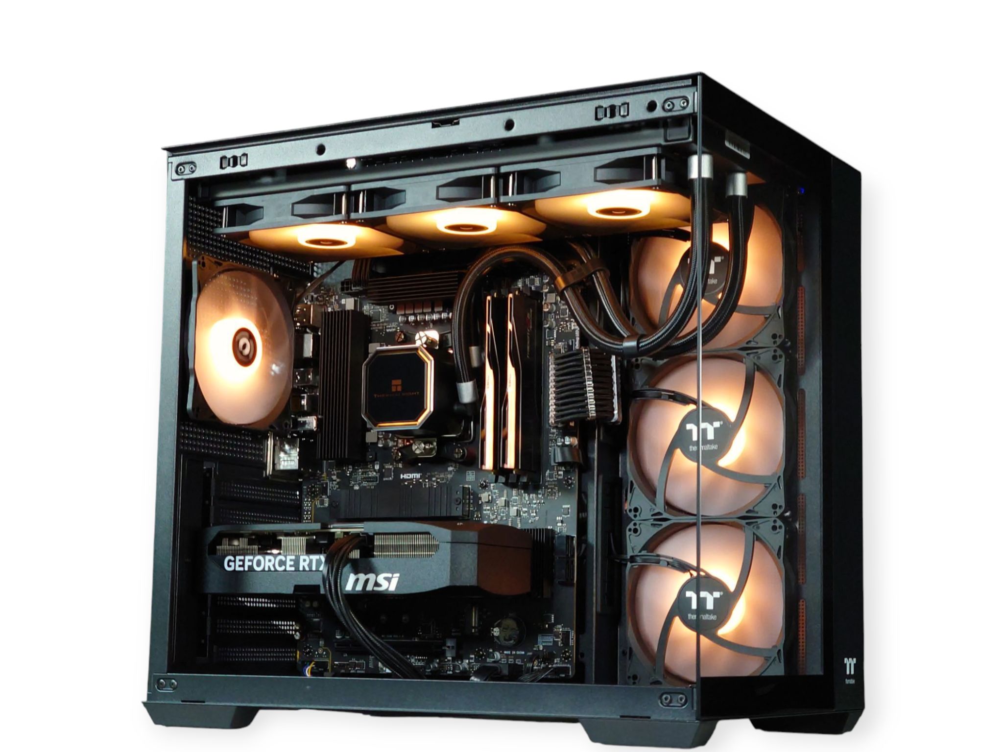 🌌 ☄️Liquid Cooled Gaming PC☄️Nvidia RTX 5060 Ti 16GB🌌AMD Ryzen 7 7700🌌32GB DDR5🌌1TB NVME