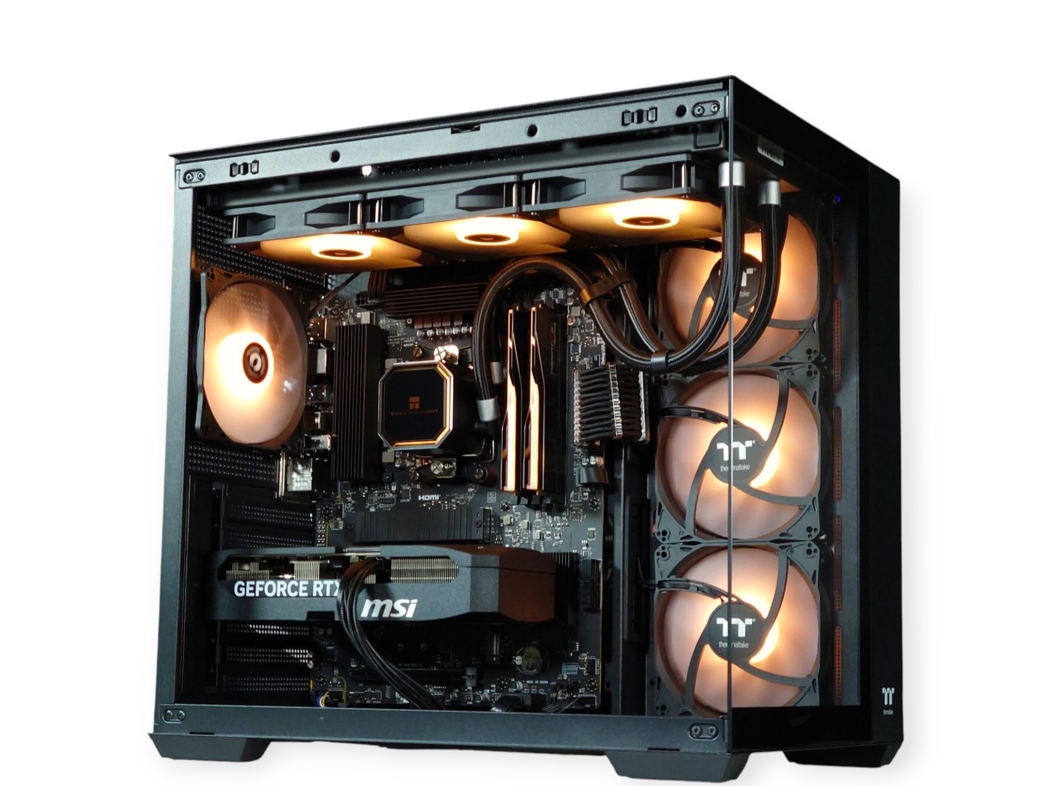 🌌 ☄️Liquid Cooled Gaming PC☄️Nvidia RTX 5060 Ti 16GB🌌AMD Ryzen 7 7700🌌32GB DDR5🌌1TB NVME