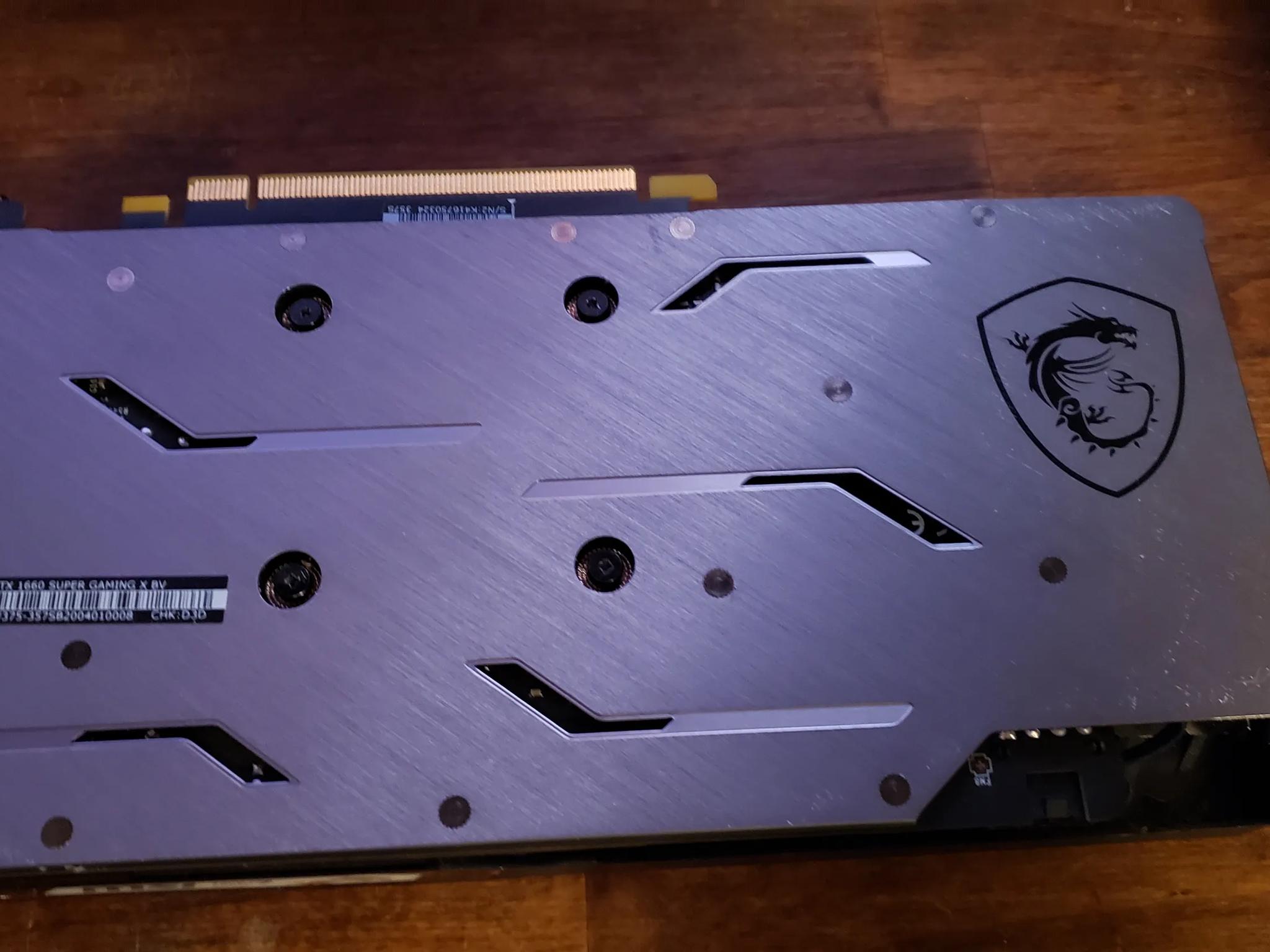 MSI GTX 1660 Super Gaming X BV