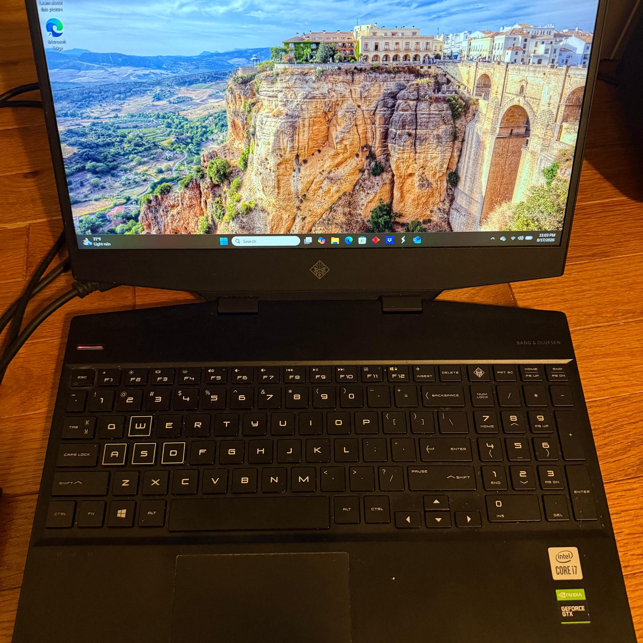 HP OMEN 15-dh1070wm Gaming Laptop i7-10750H GTX 1660 Ti 8GB 1.14TB 15" Win 11