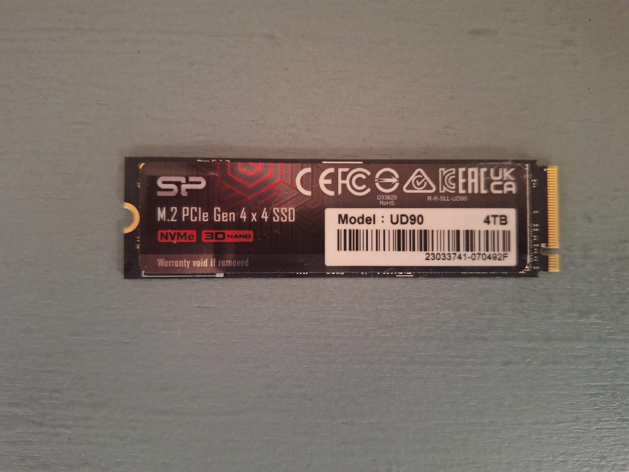 Silicon Power (SP) UD90 4TB M.2 NVMe
