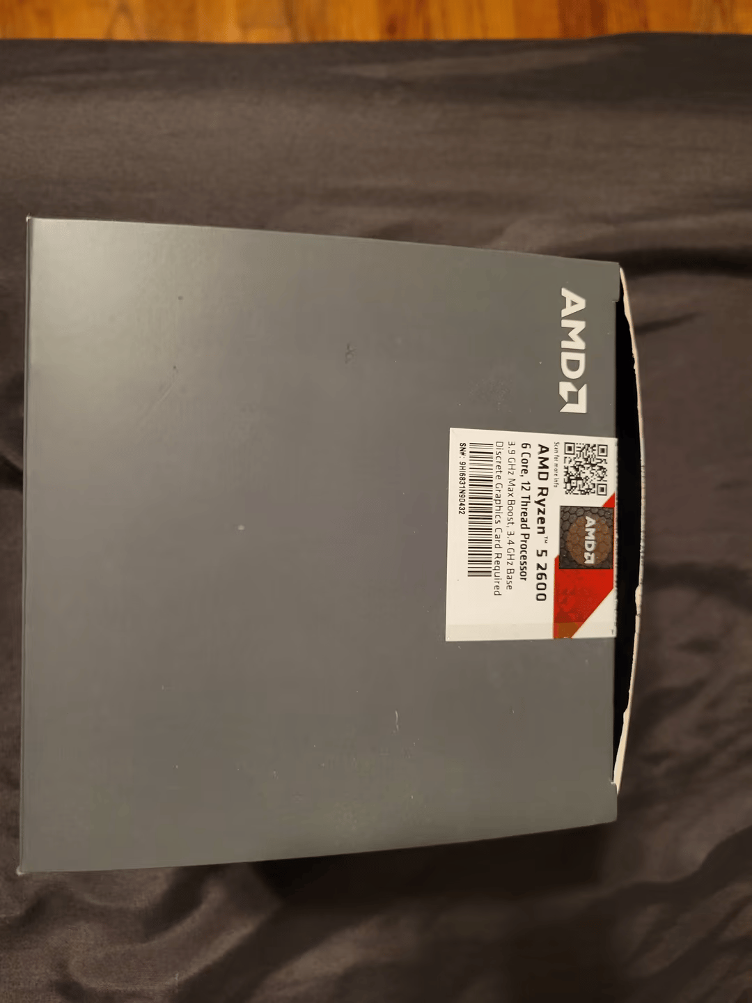 AMD Ryzen 2600 3.4 GHZ 6 Core CPU -USED
